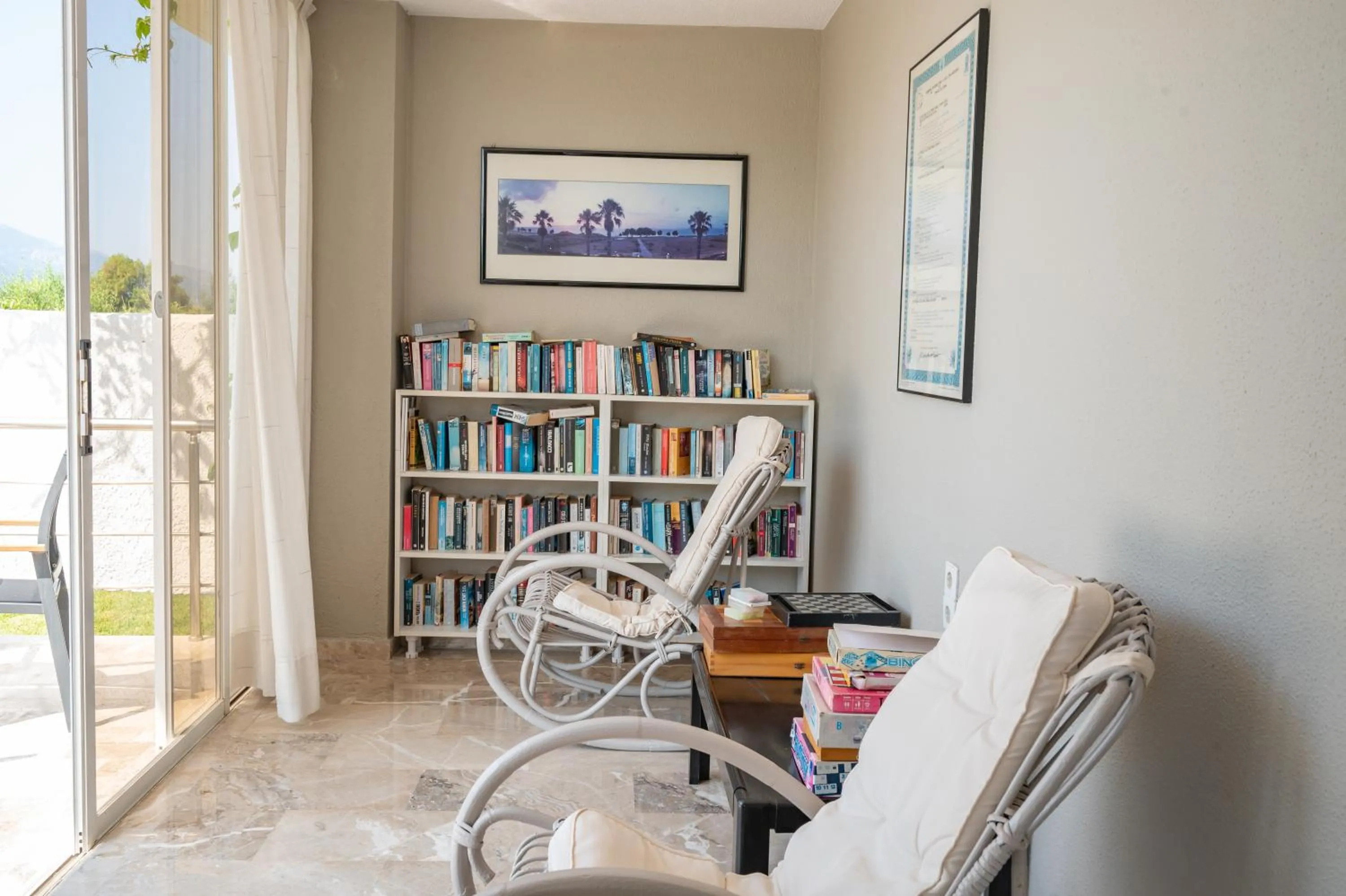 Library in Costa Angela Seaside Resort