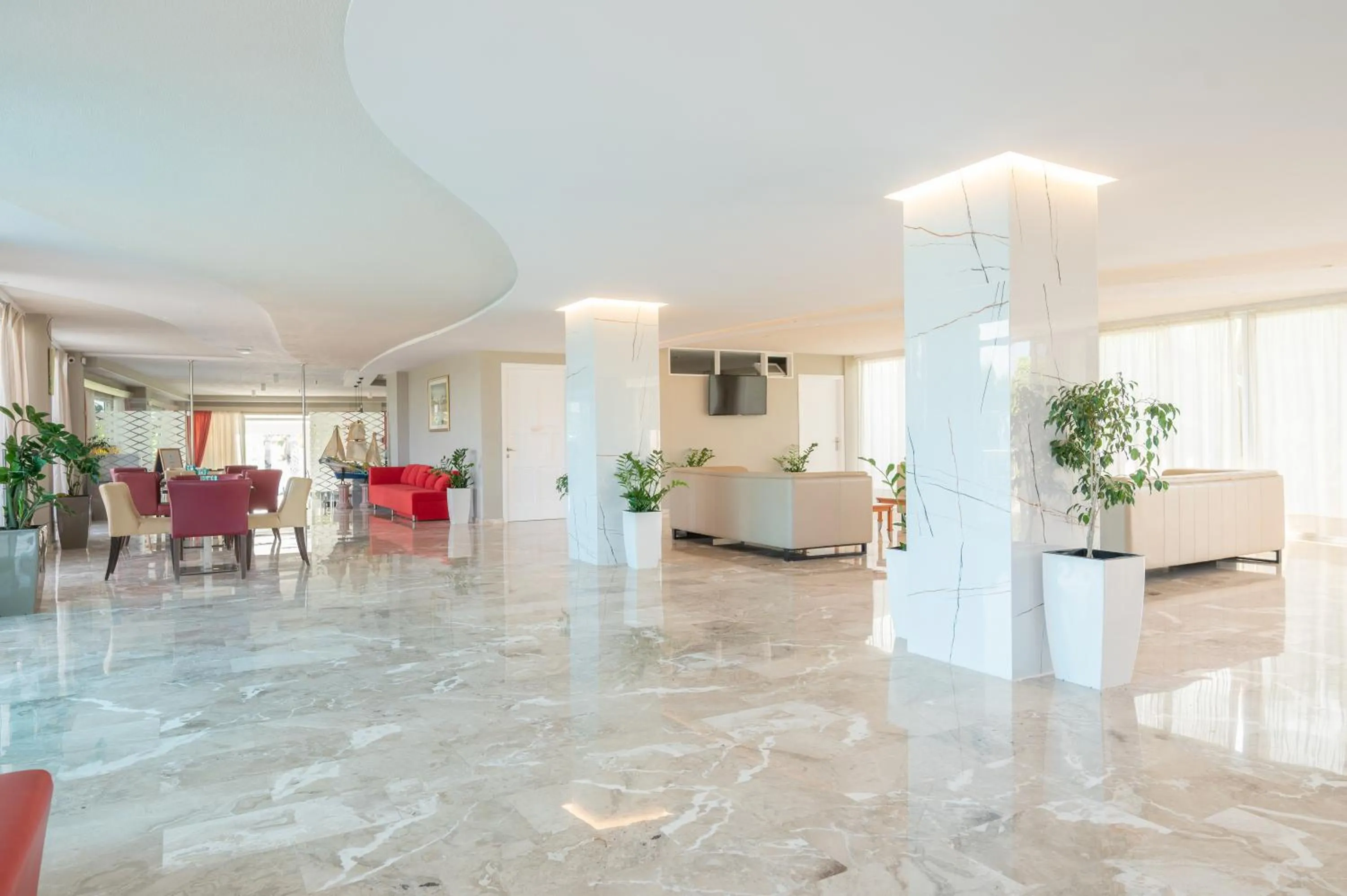 Living room in Costa Angela Seaside Resort