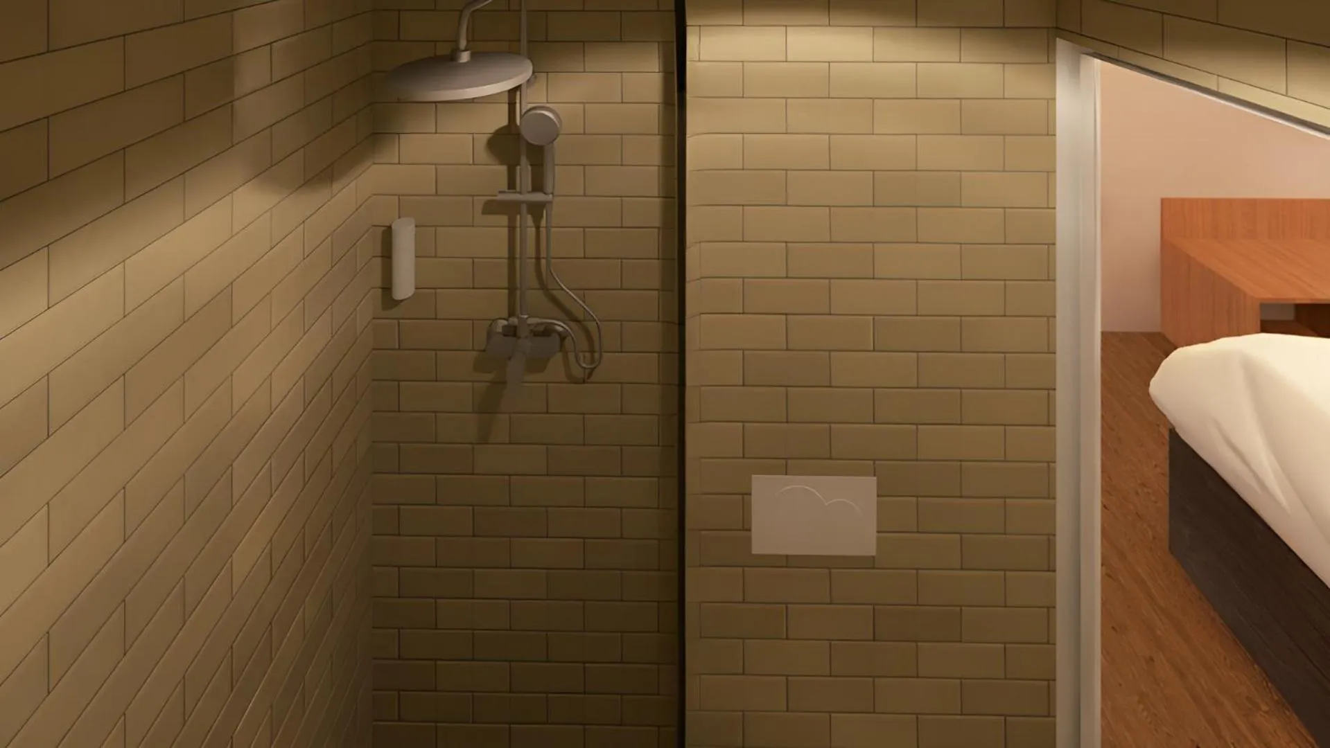 Bed in Hotel The Exchange