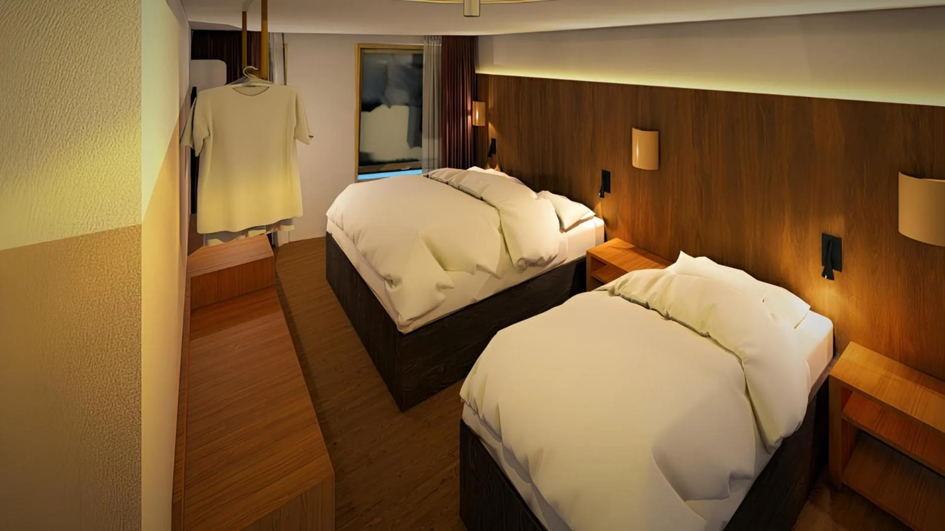 Bed in Hotel The Exchange