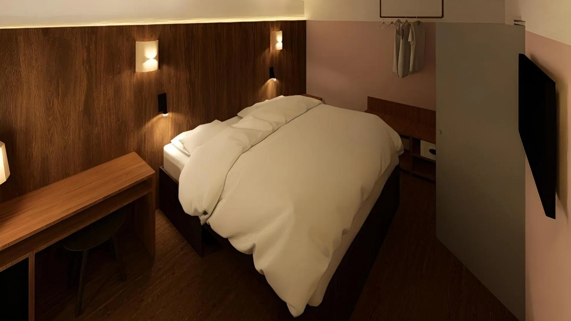 Bed in Hotel The Exchange