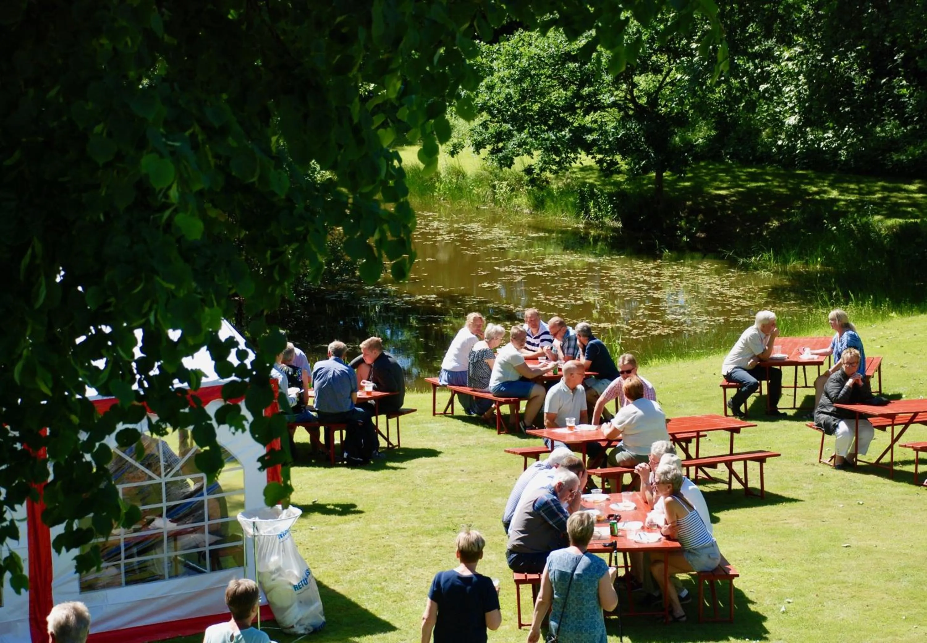 Garden in Pension Lærkelill