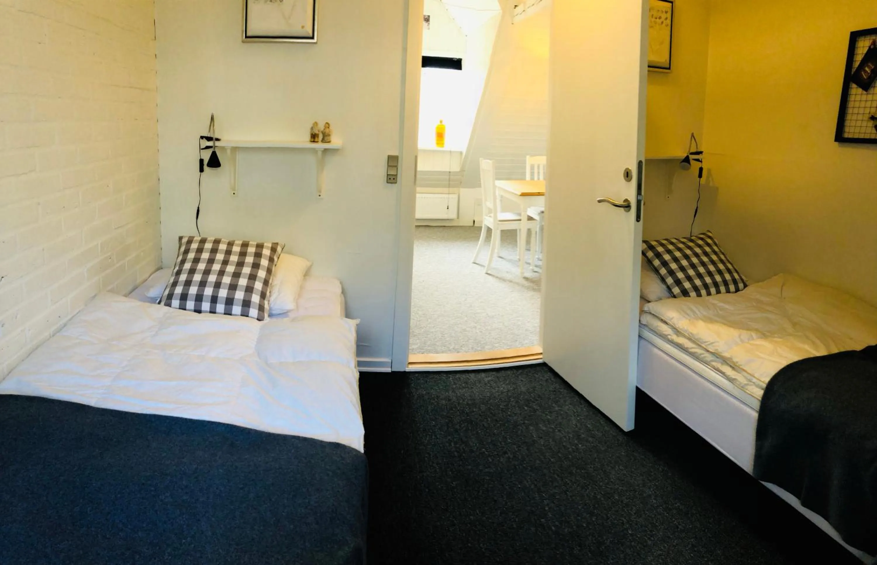 Bedroom, Bed in Pension Lærkelill