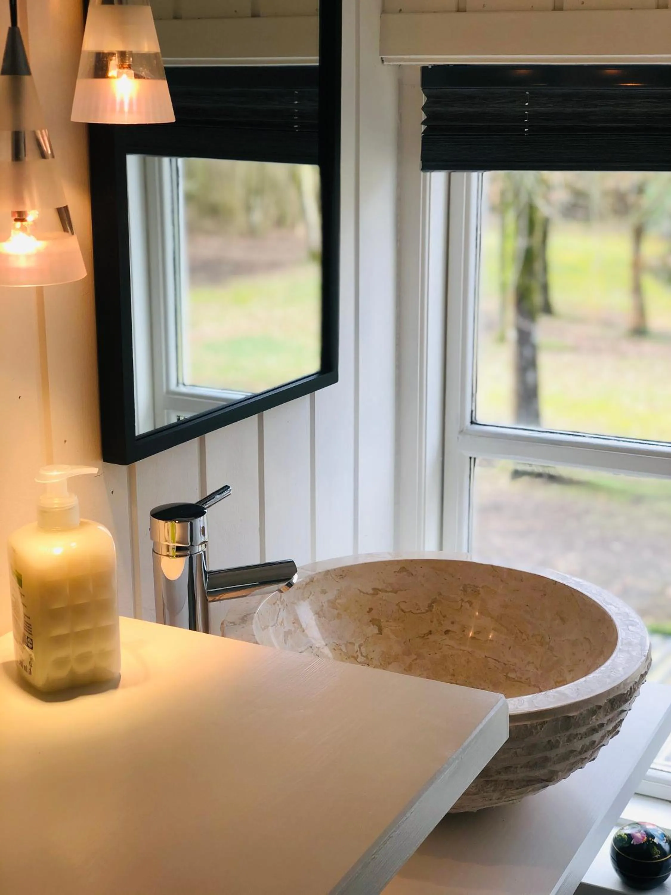 Bathroom in Pension Lærkelill