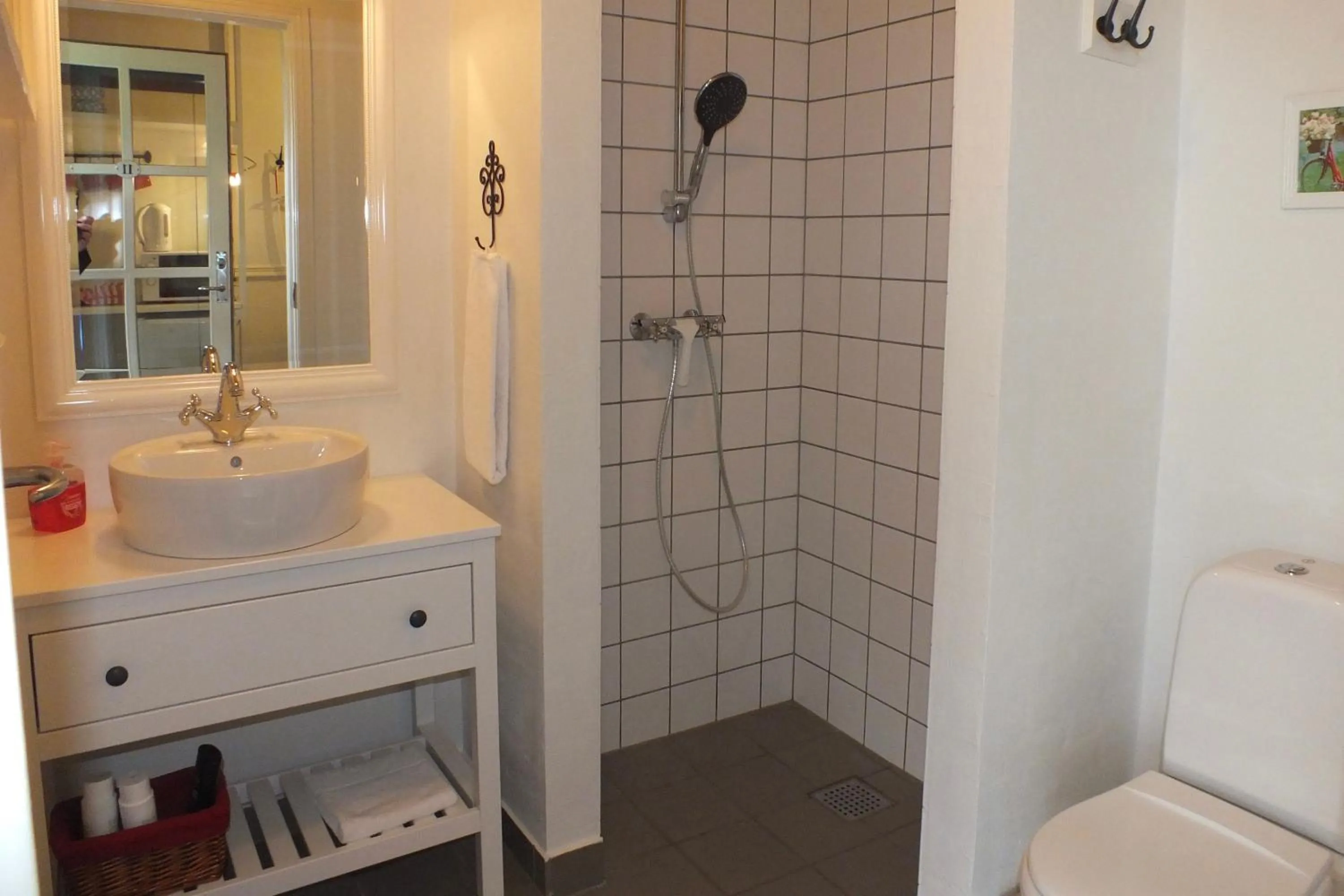 Bathroom in Pension Lærkelill