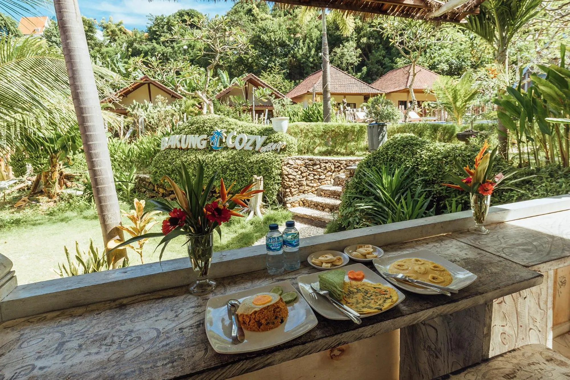 Breakfast in Bakung Cozy Cottage