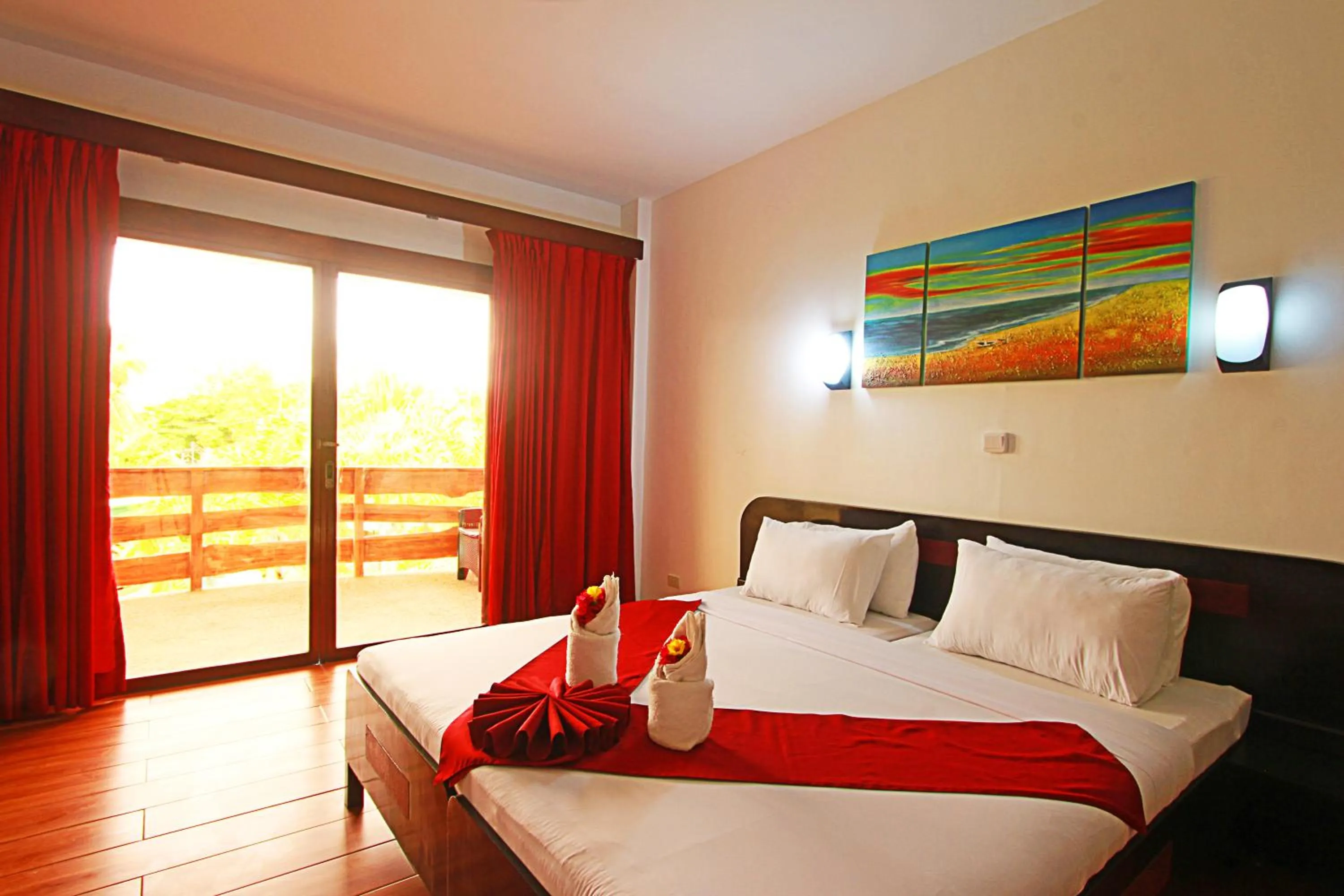 Bed in Harmony Hotel