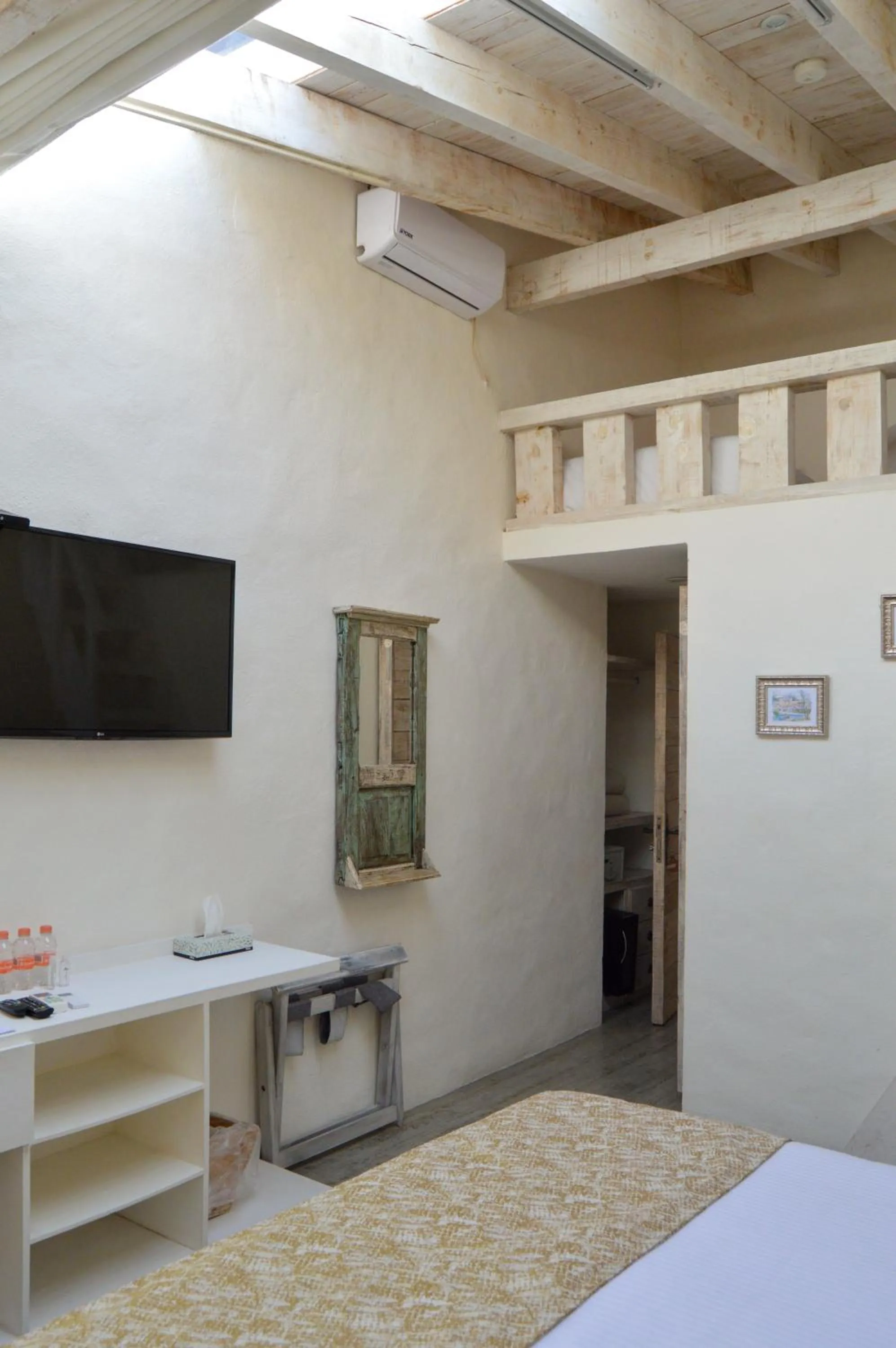 Bed in Hotel de Piedra