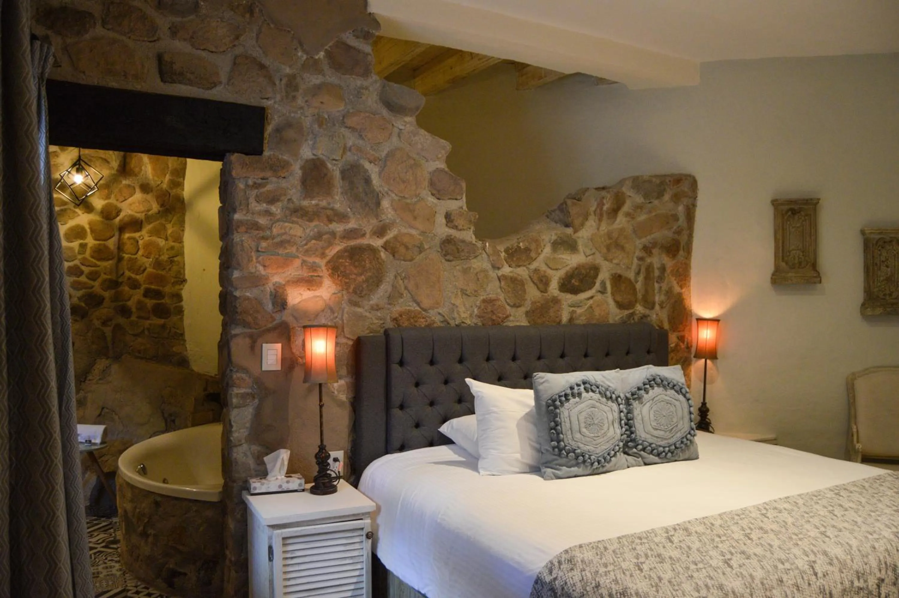 Bed in Hotel de Piedra