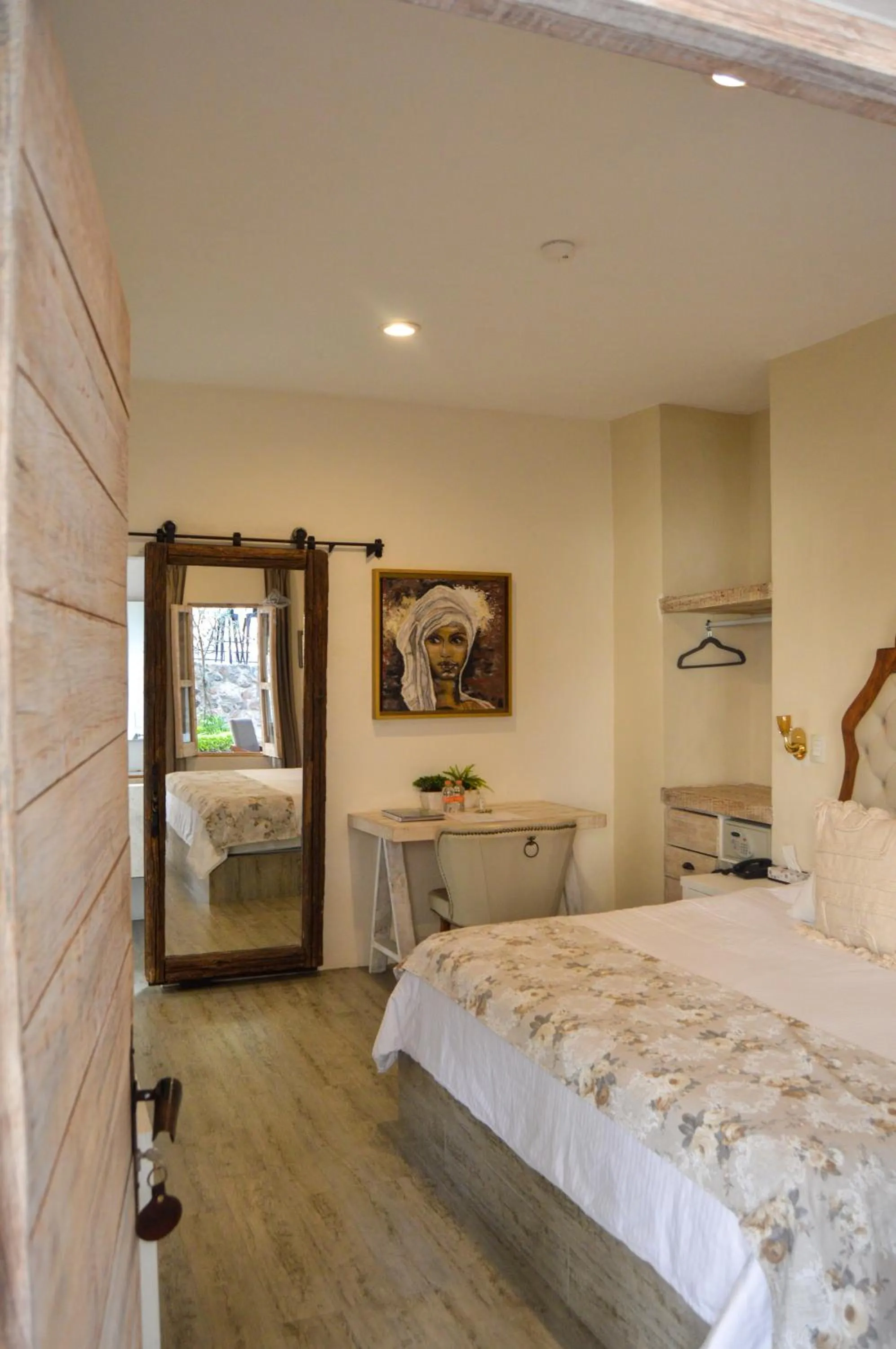 Bed in Hotel de Piedra