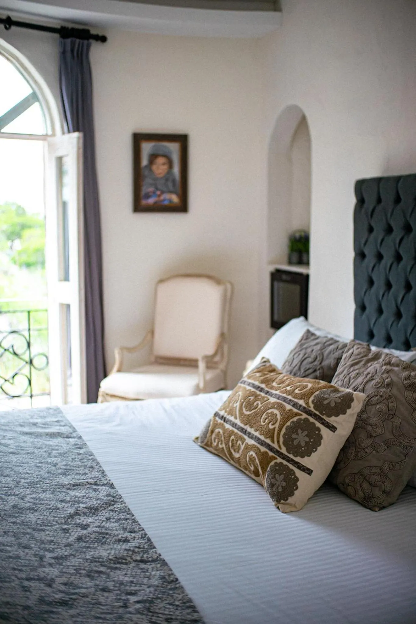 Bed in Hotel de Piedra