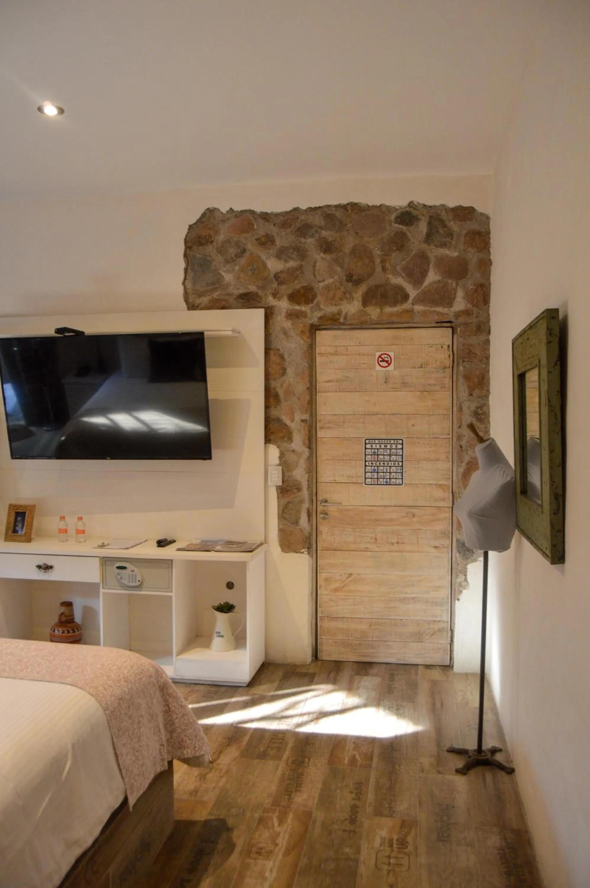 Bed in Hotel de Piedra