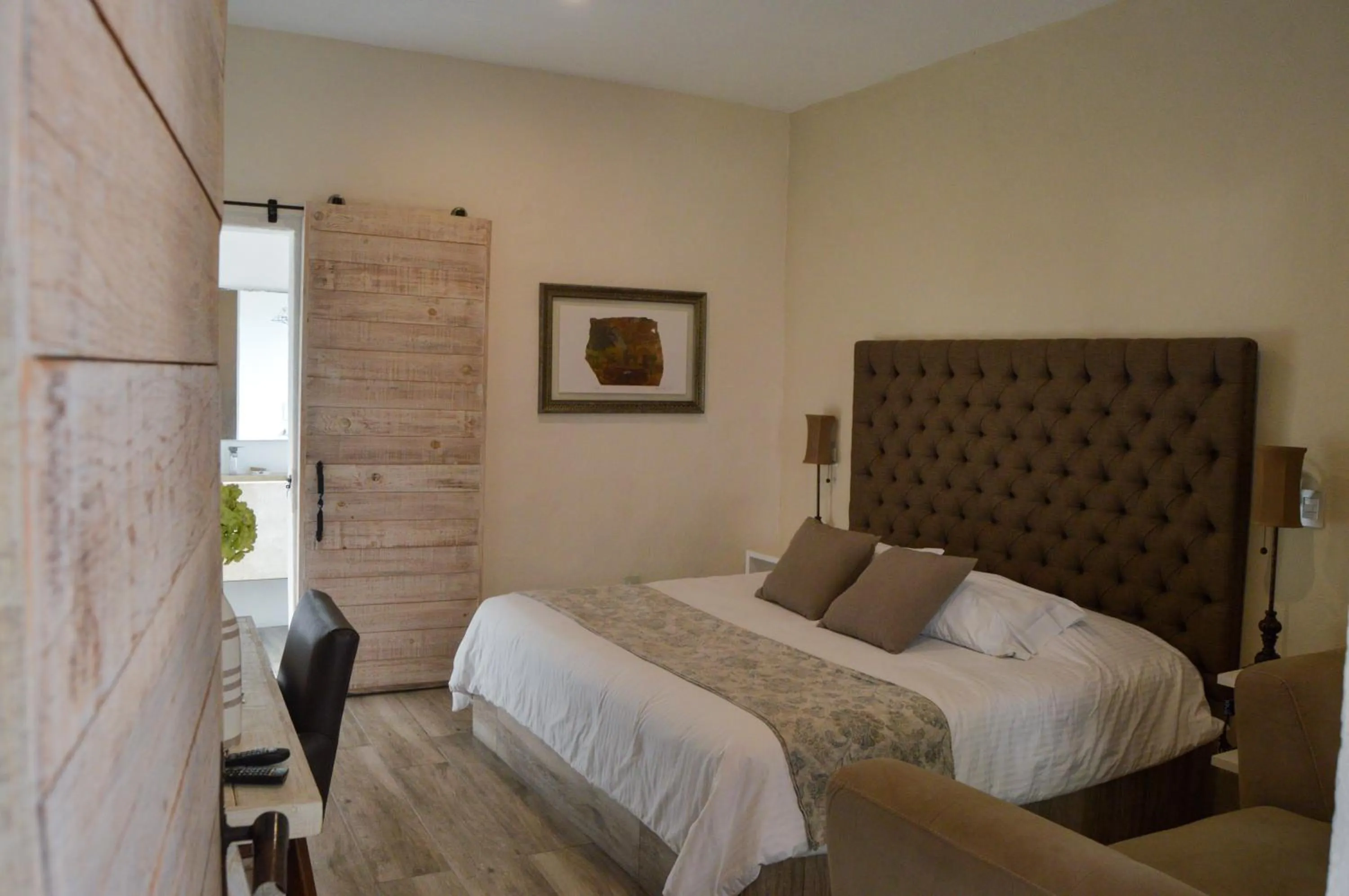 Bed in Hotel de Piedra