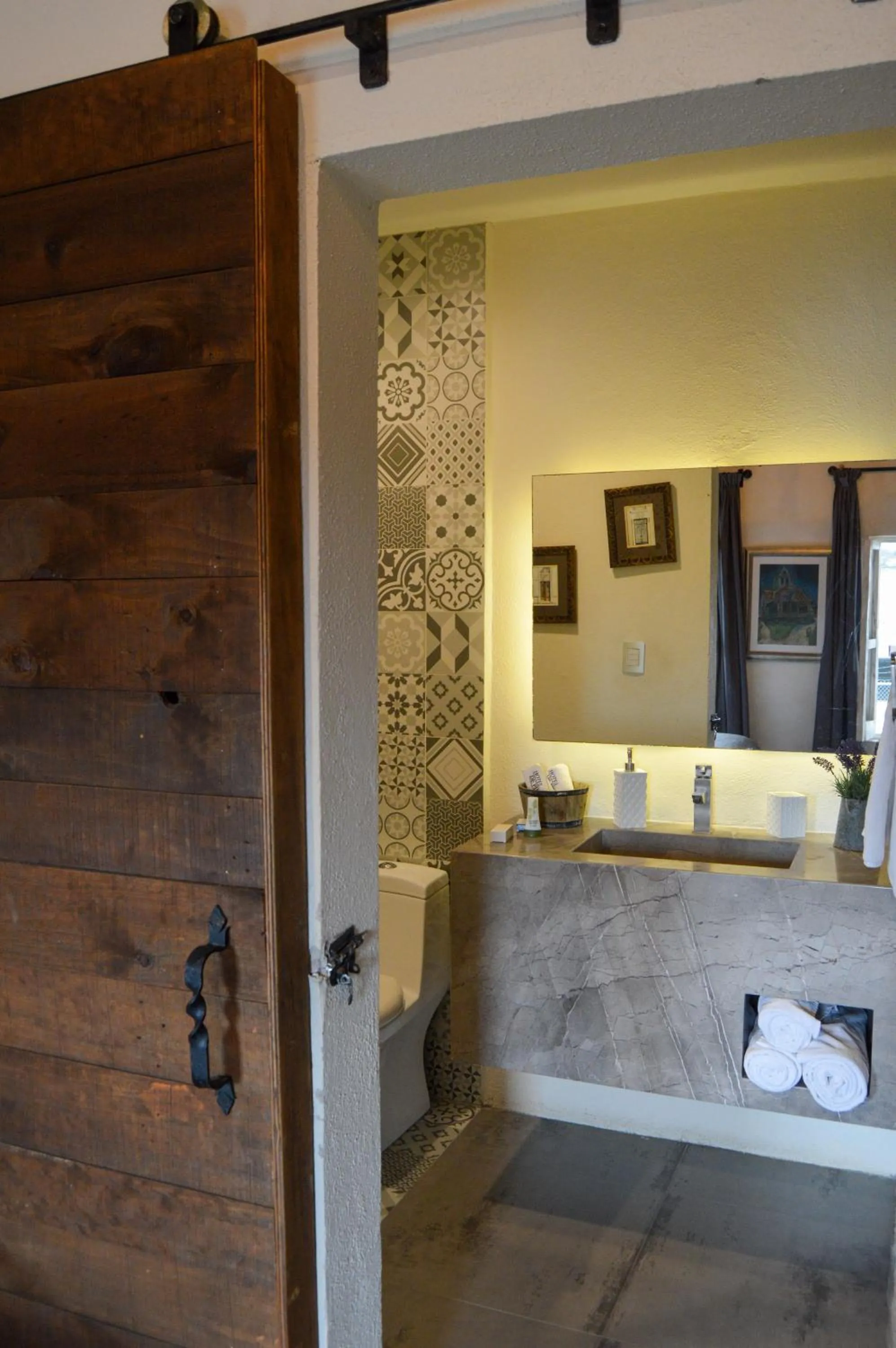 Bathroom in Hotel de Piedra