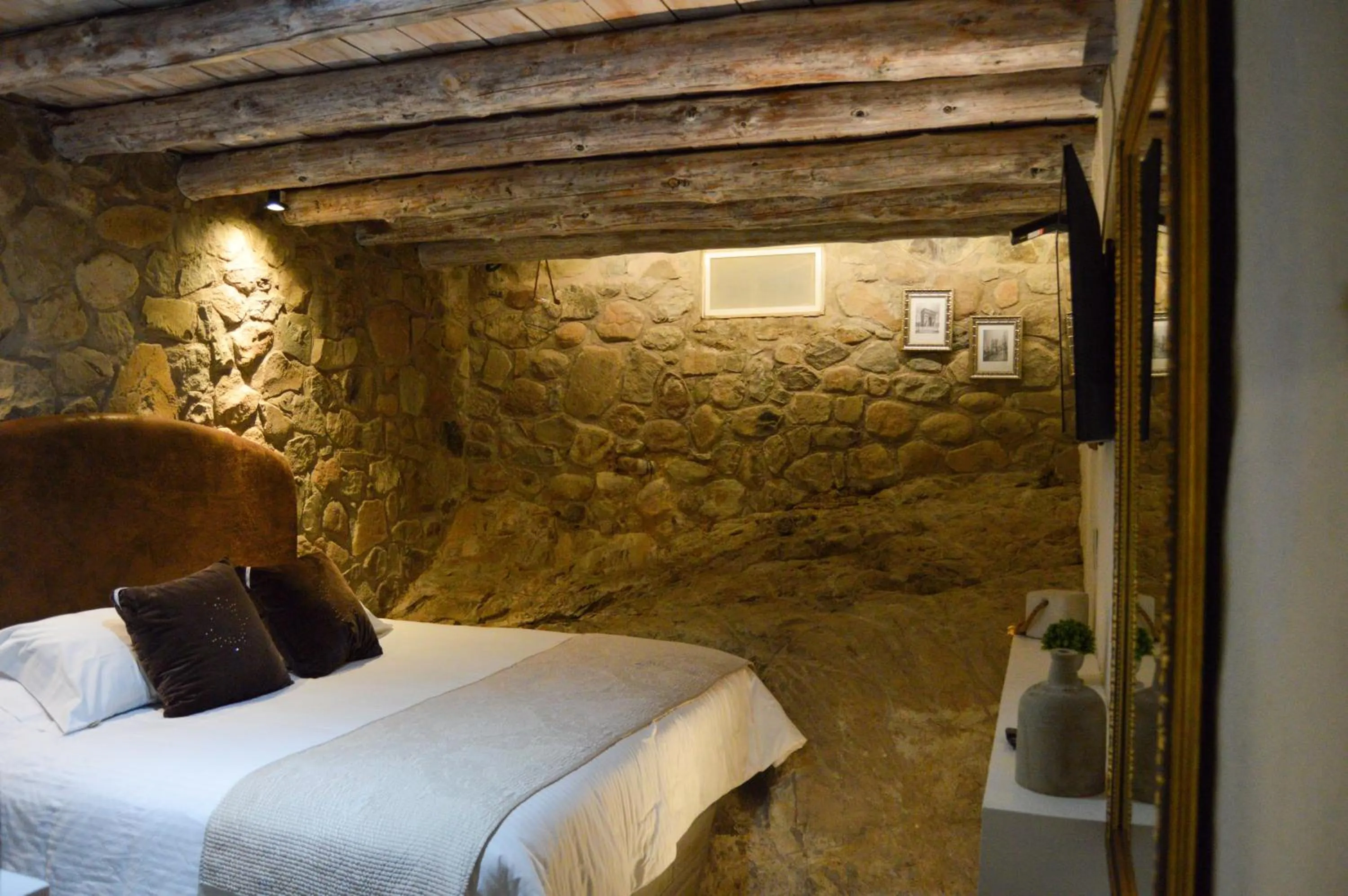 Bed in Hotel de Piedra