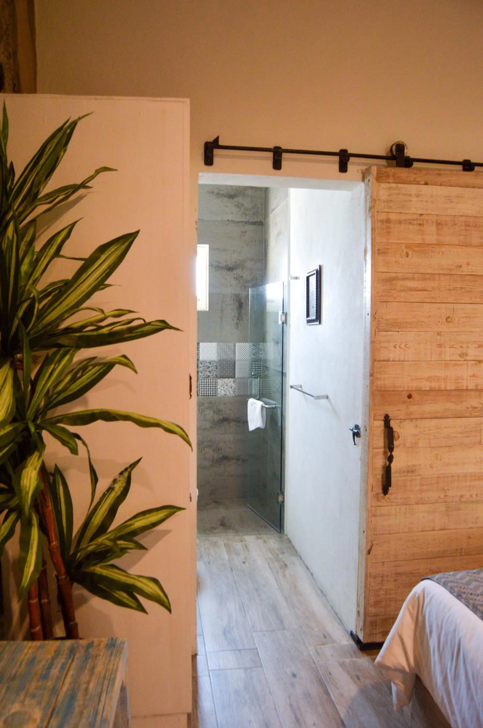 Bed in Hotel de Piedra