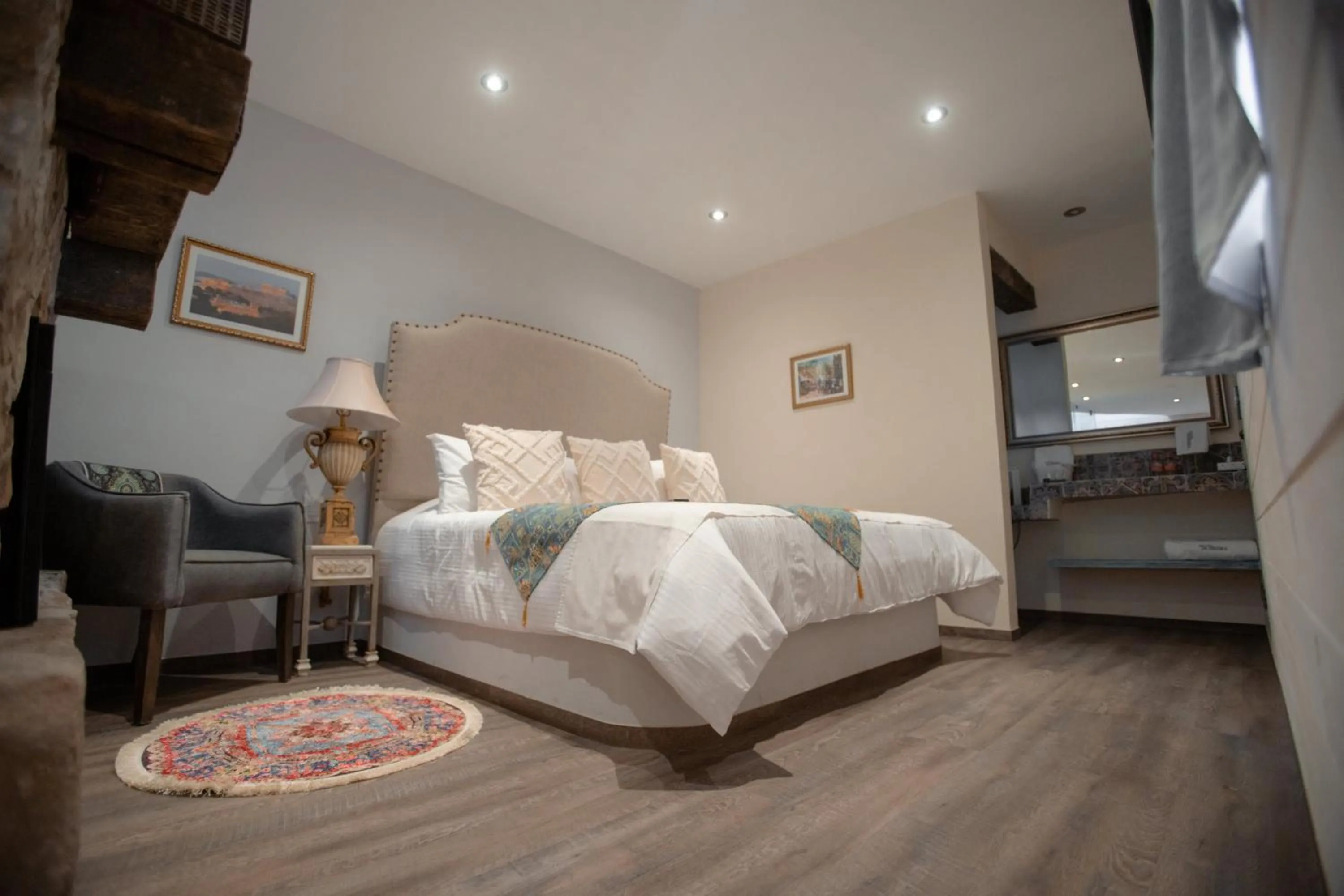 Bed in Hotel de Piedra