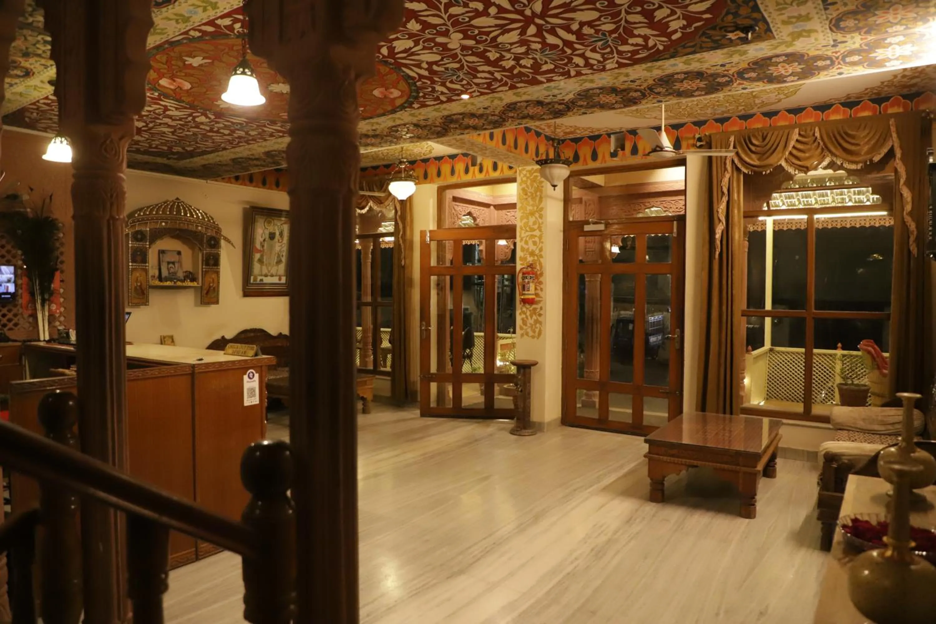 Living room in Teerth Palace Pushkar