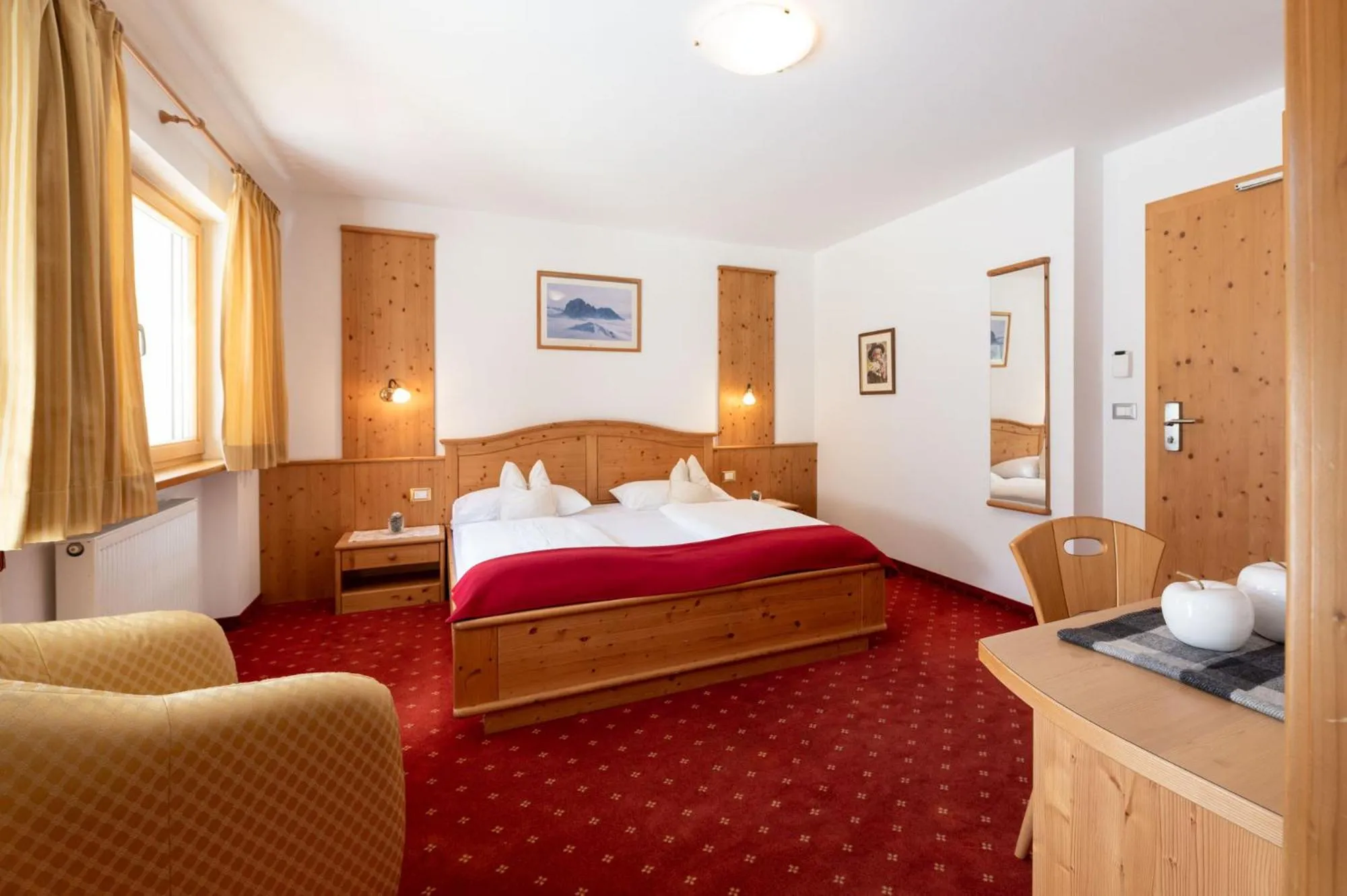 Bed in Hotel Florian