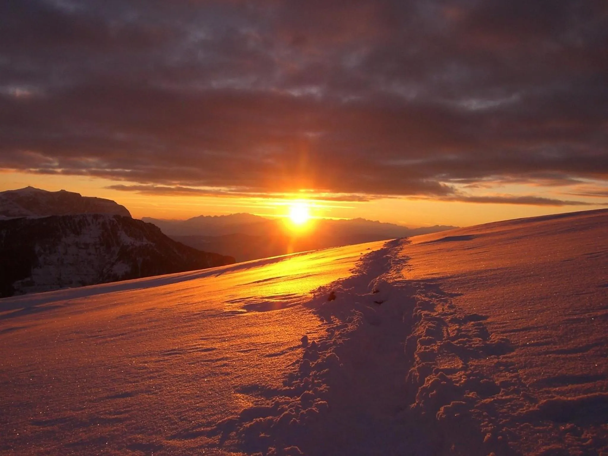 Sunset in Hotel Florian