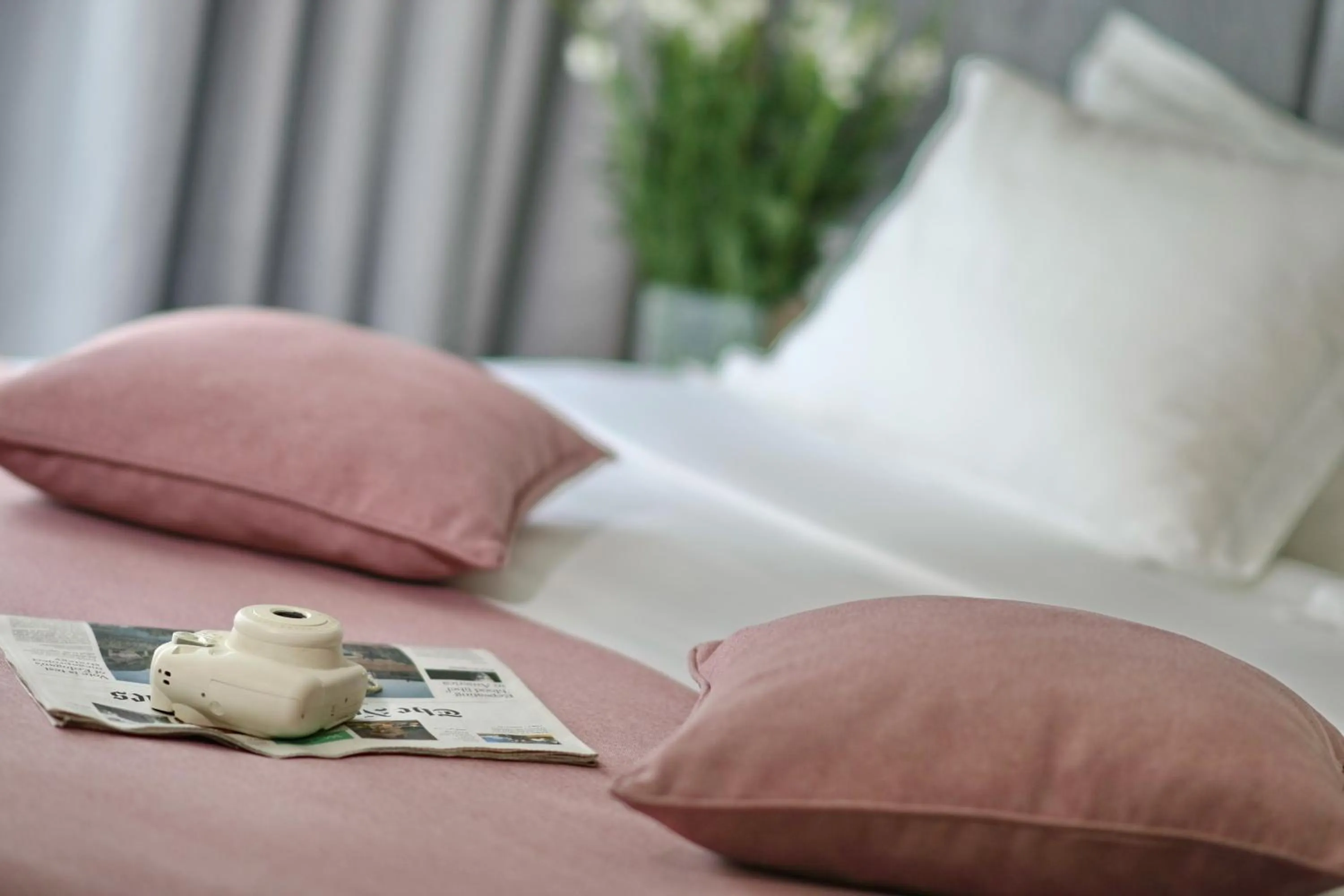 Bed in City Nest Modern & Cozy Suites