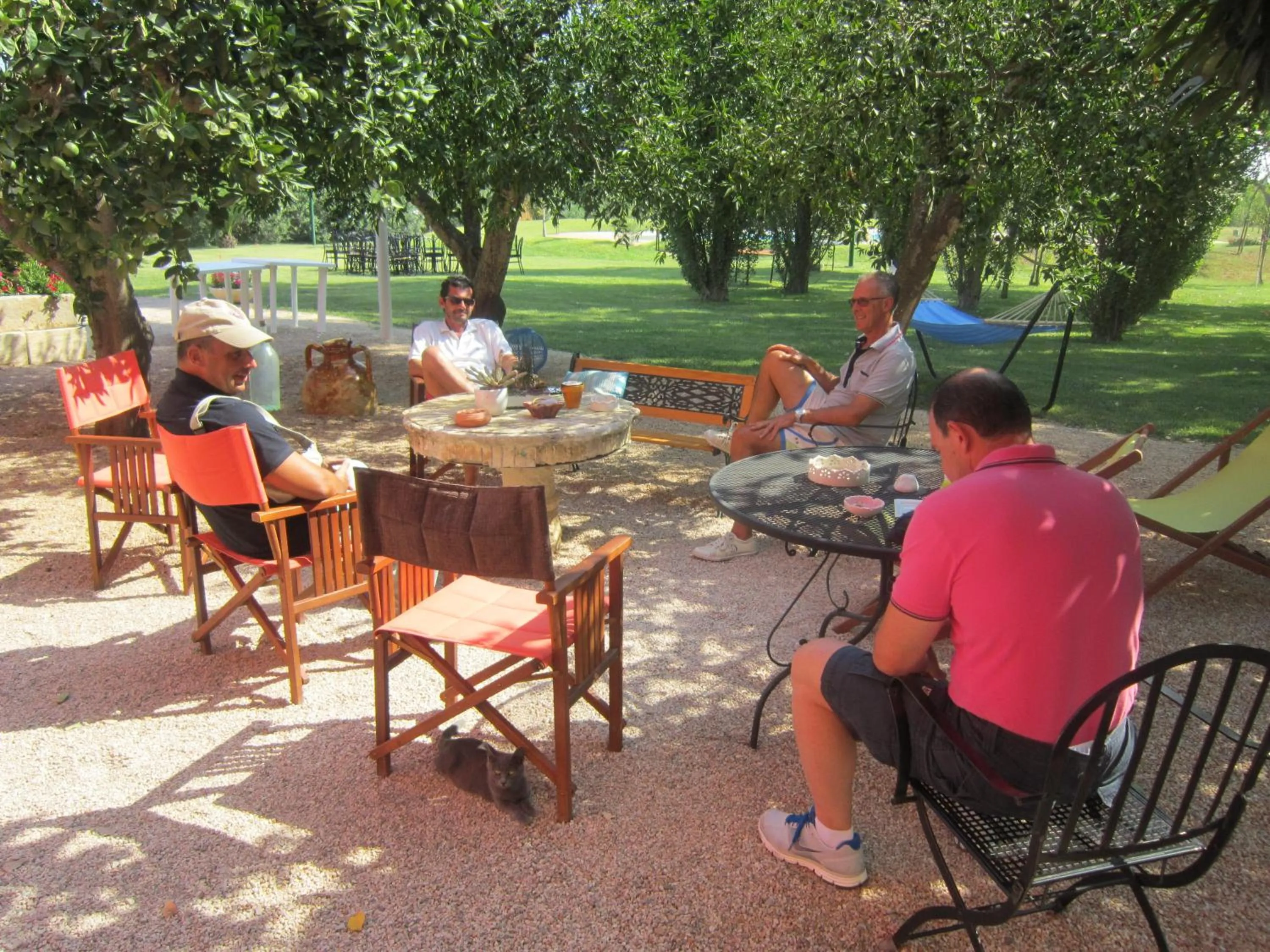 group of guests in Tenuta Monaci La Murra