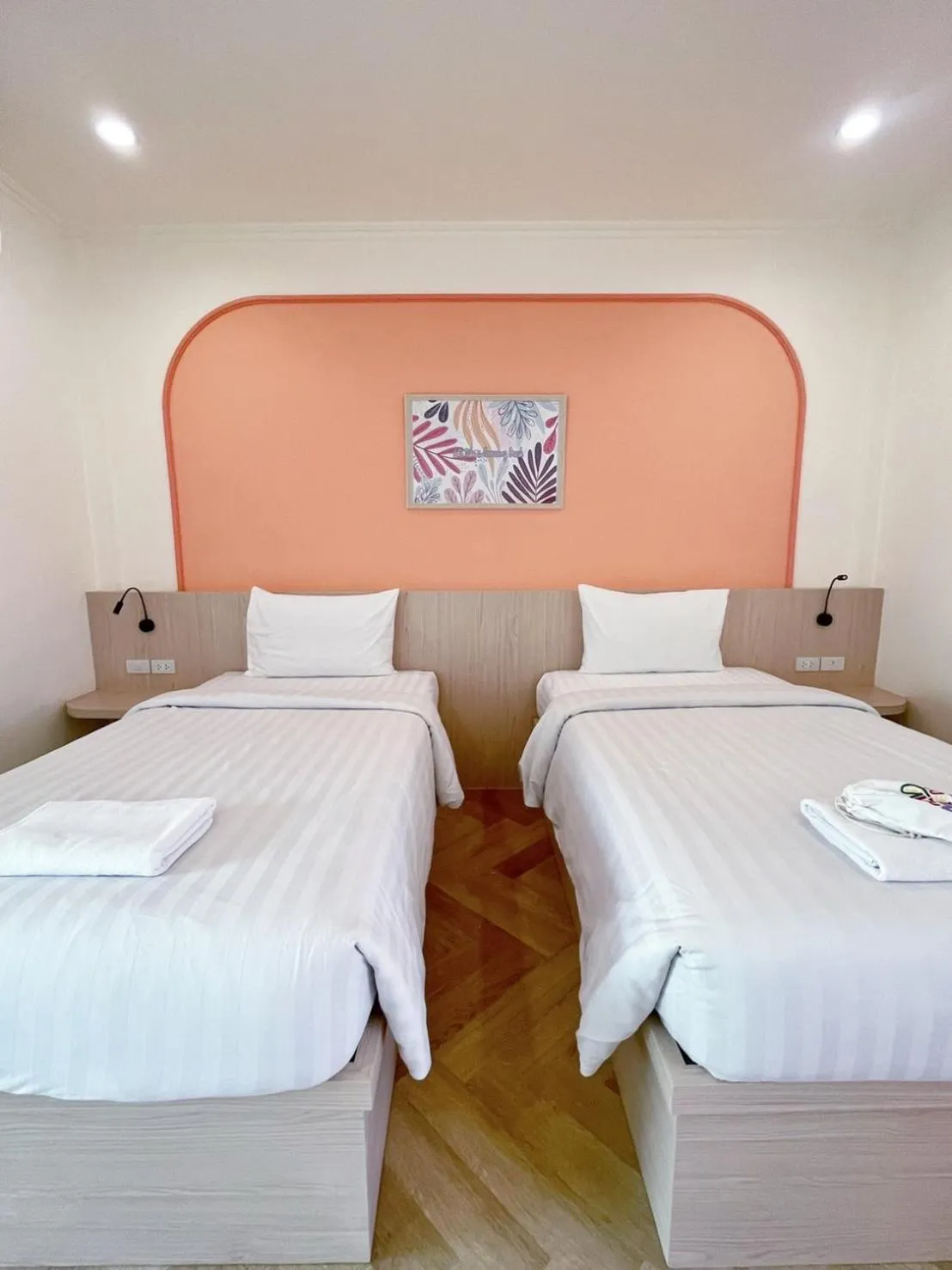 Bed in Sky View Resort Buriram