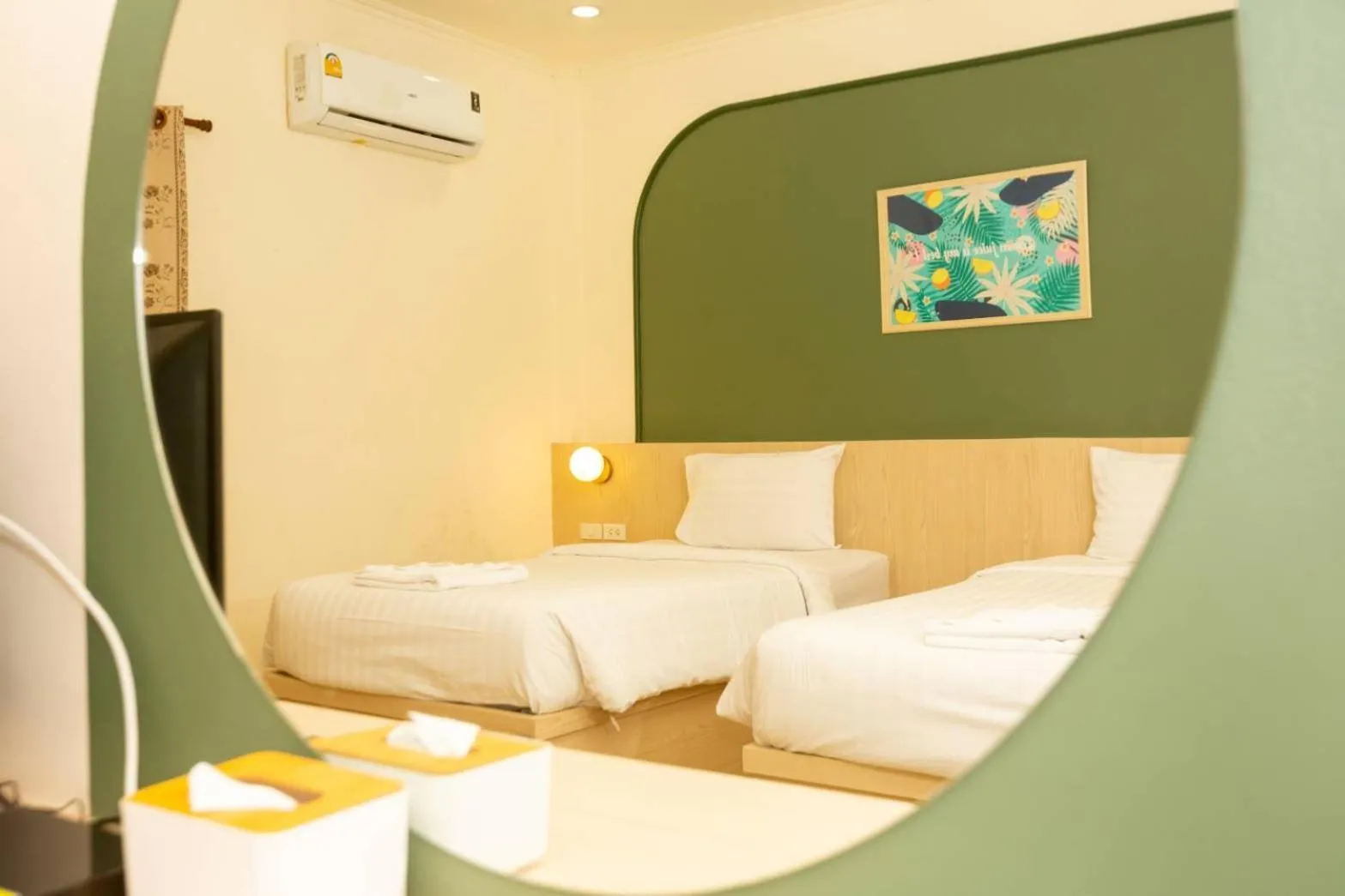 Bedroom, Bed in Sky View Resort Buriram