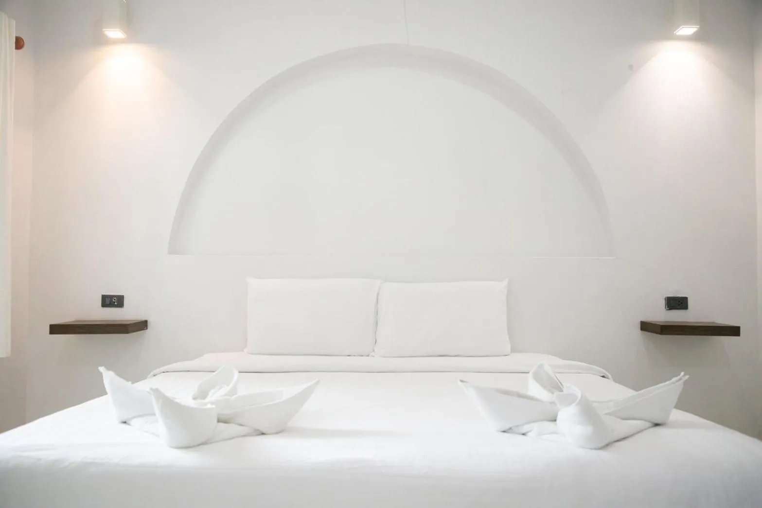 Bed in Sky View Resort Buriram