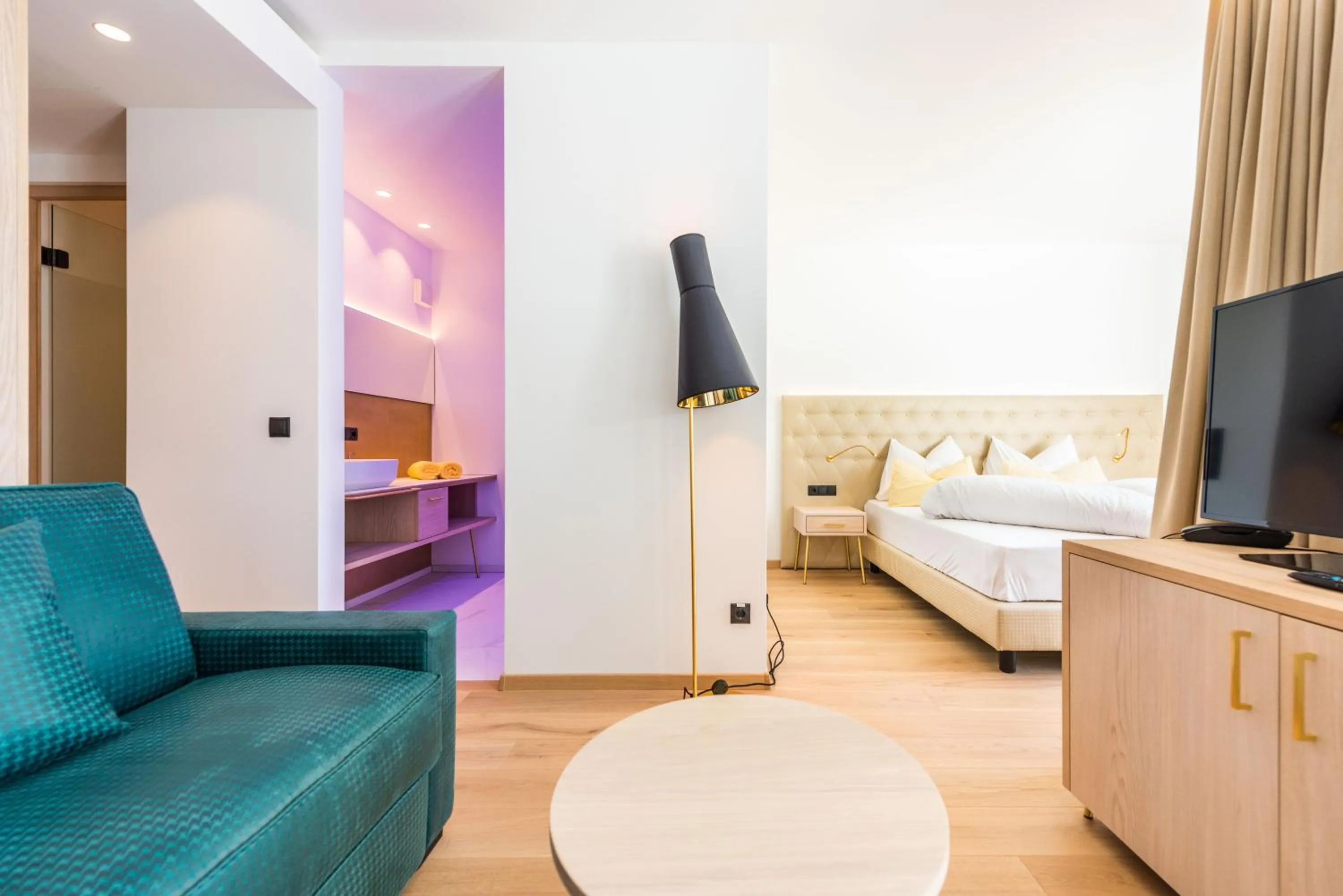 Bed in Hotel Gschwangut