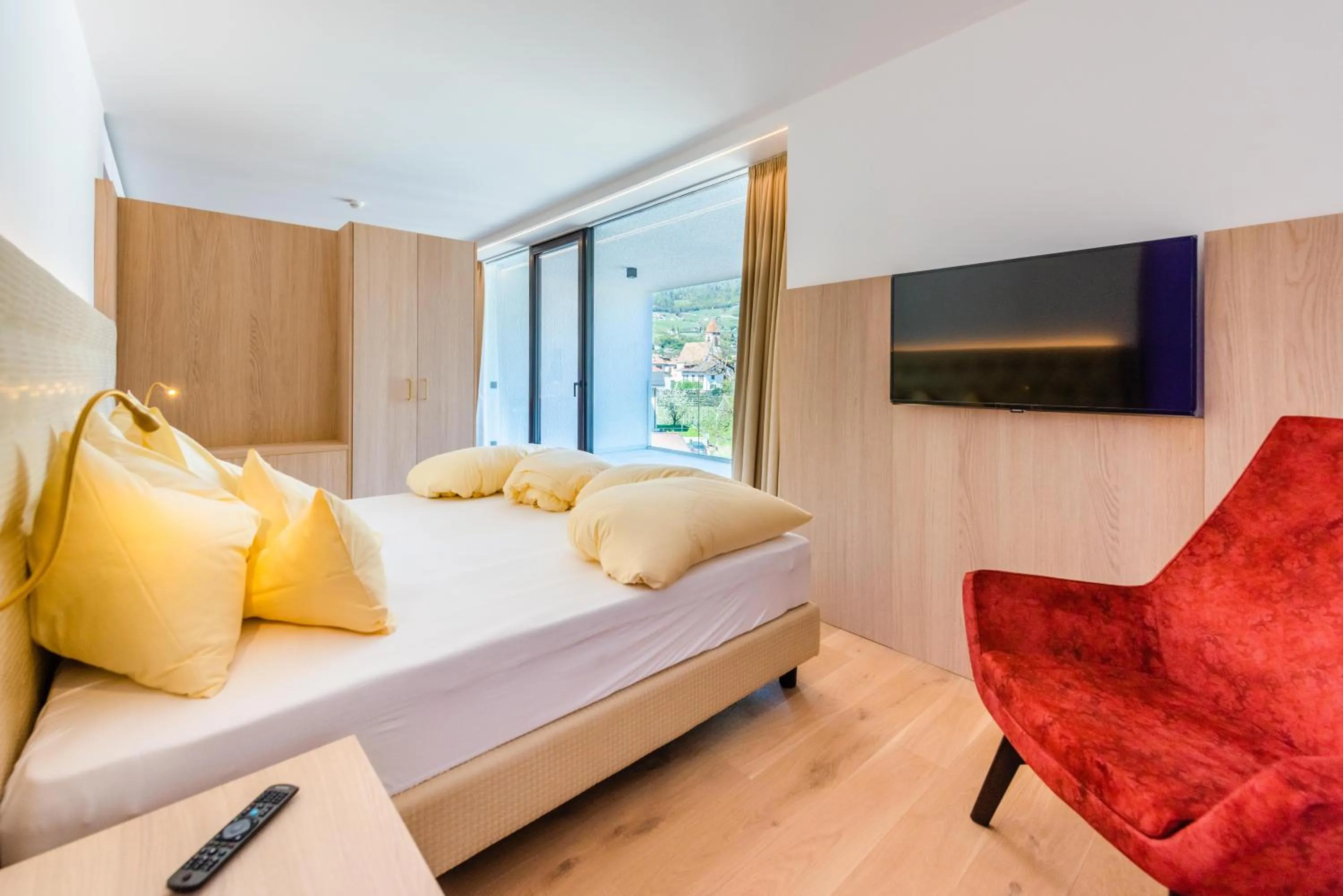 Bed in Hotel Gschwangut