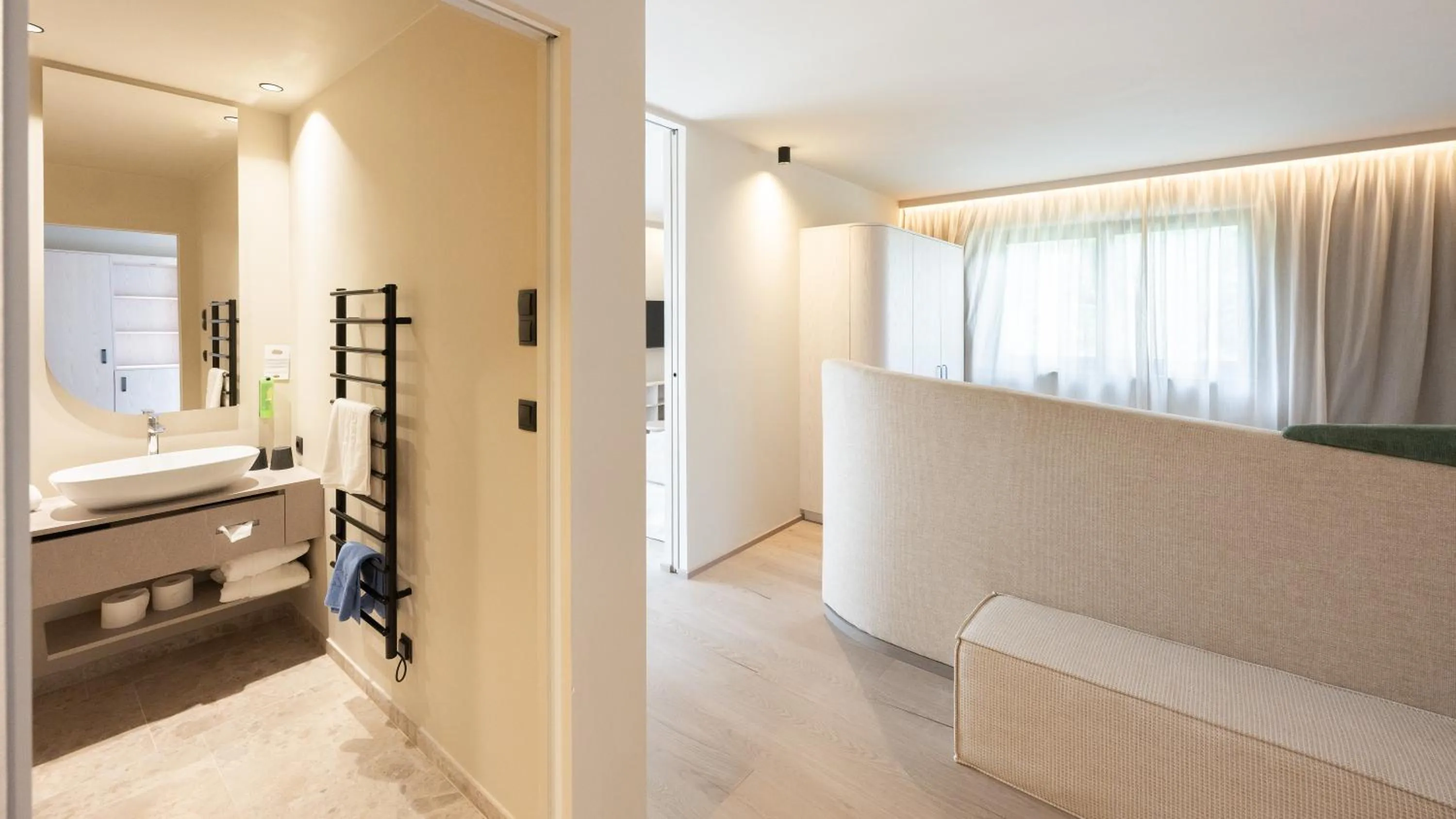 Bed in Hotel Gschwangut