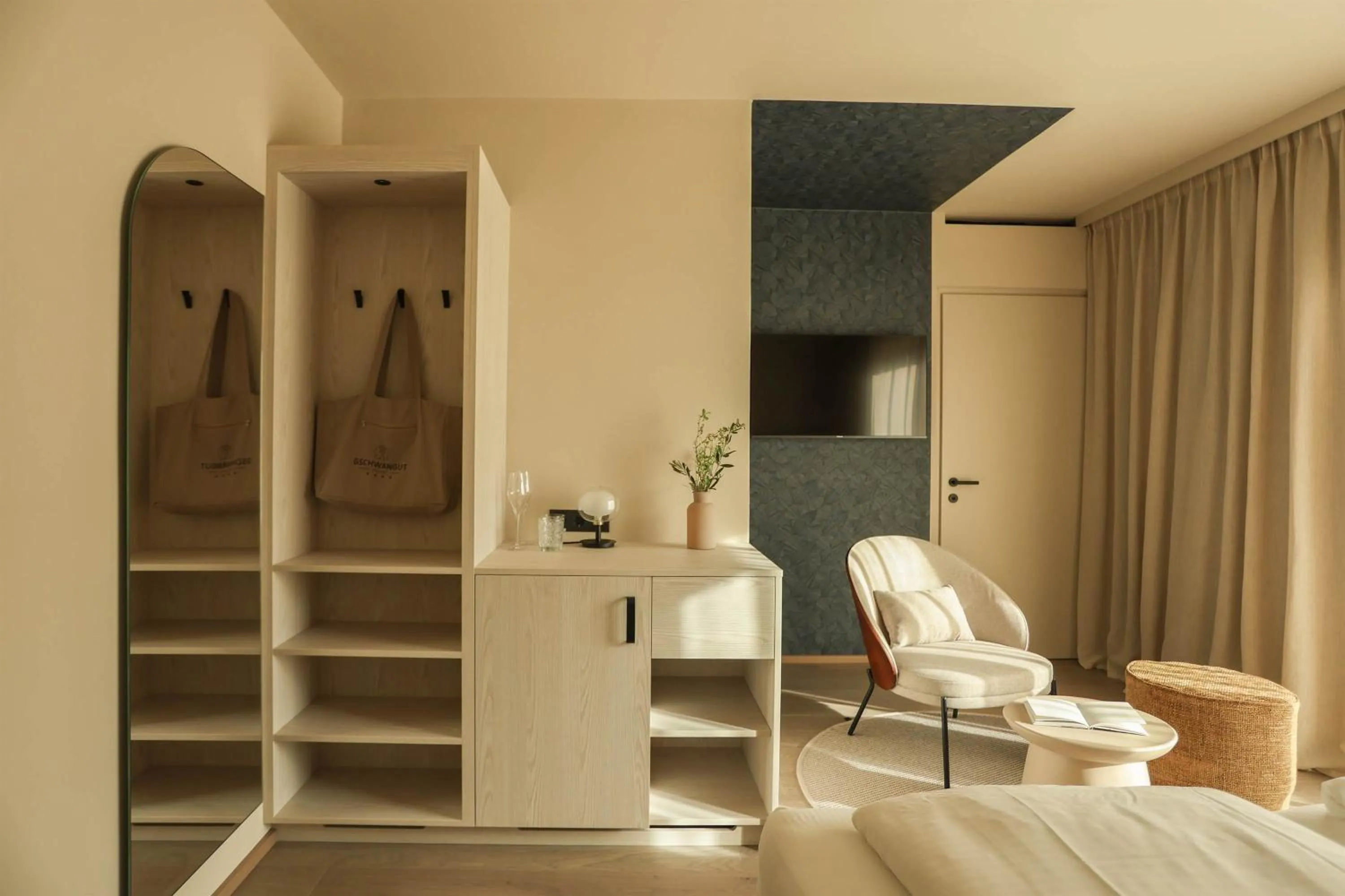 Bed in Hotel Gschwangut