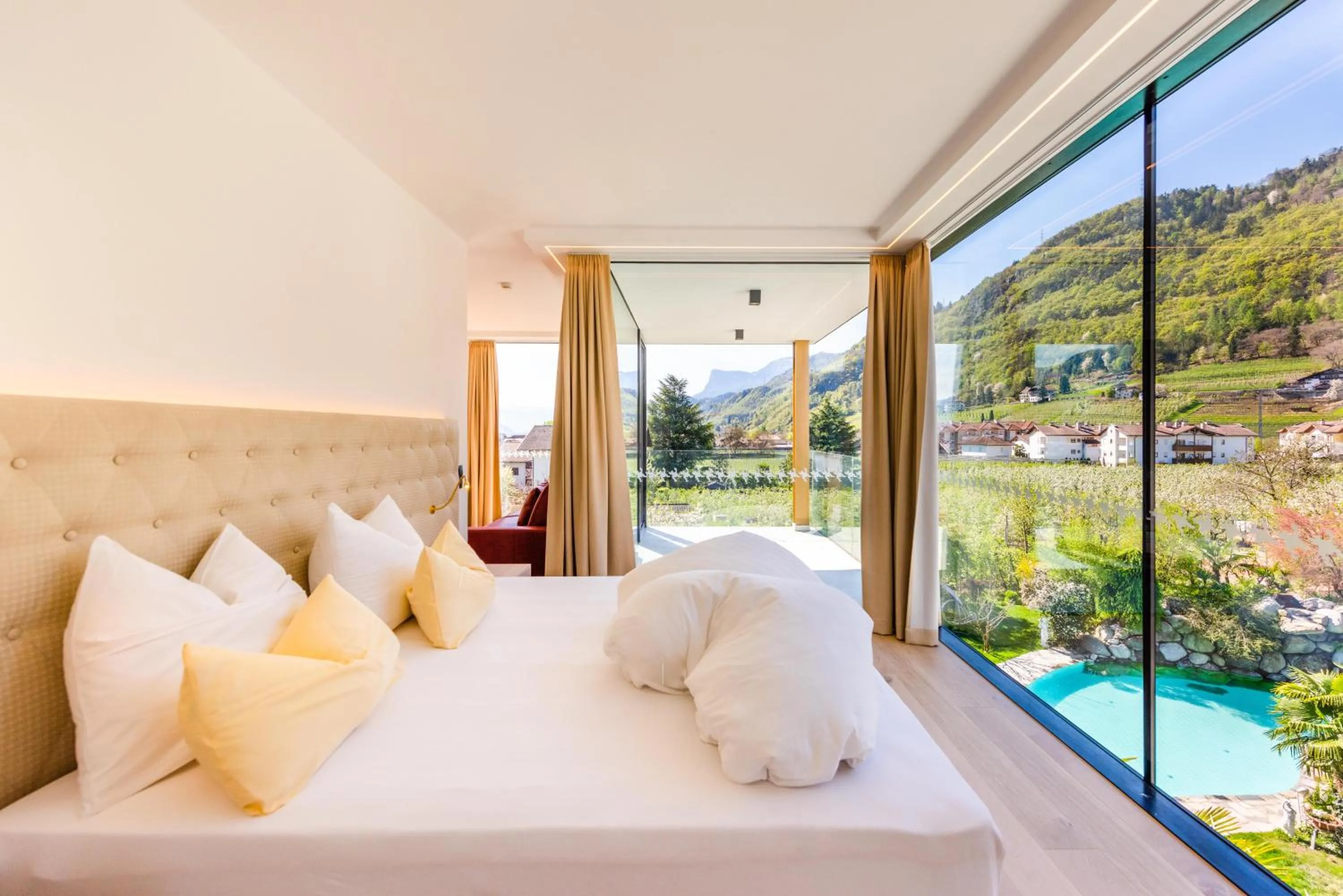 Bed in Hotel Gschwangut