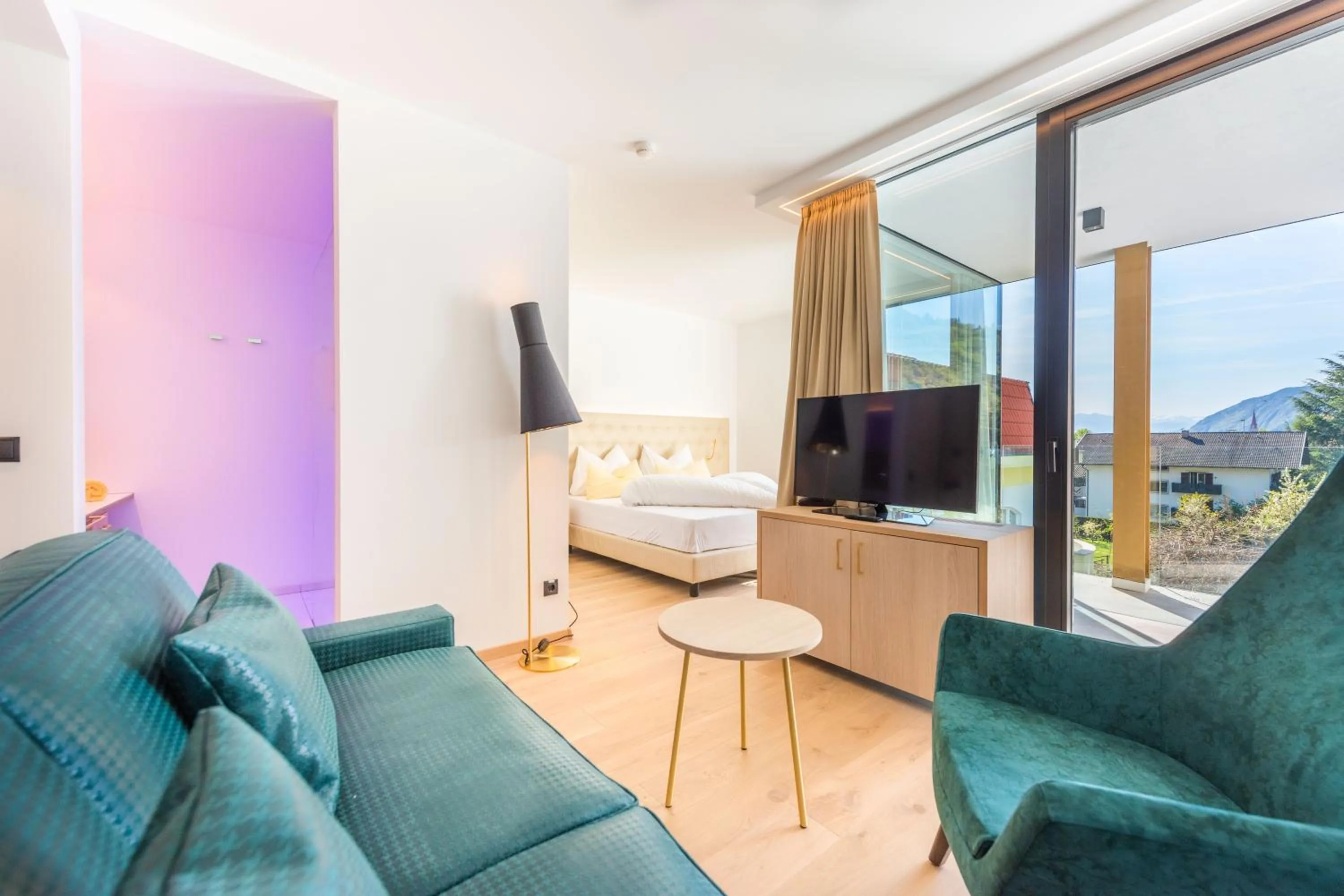 Bed in Hotel Gschwangut