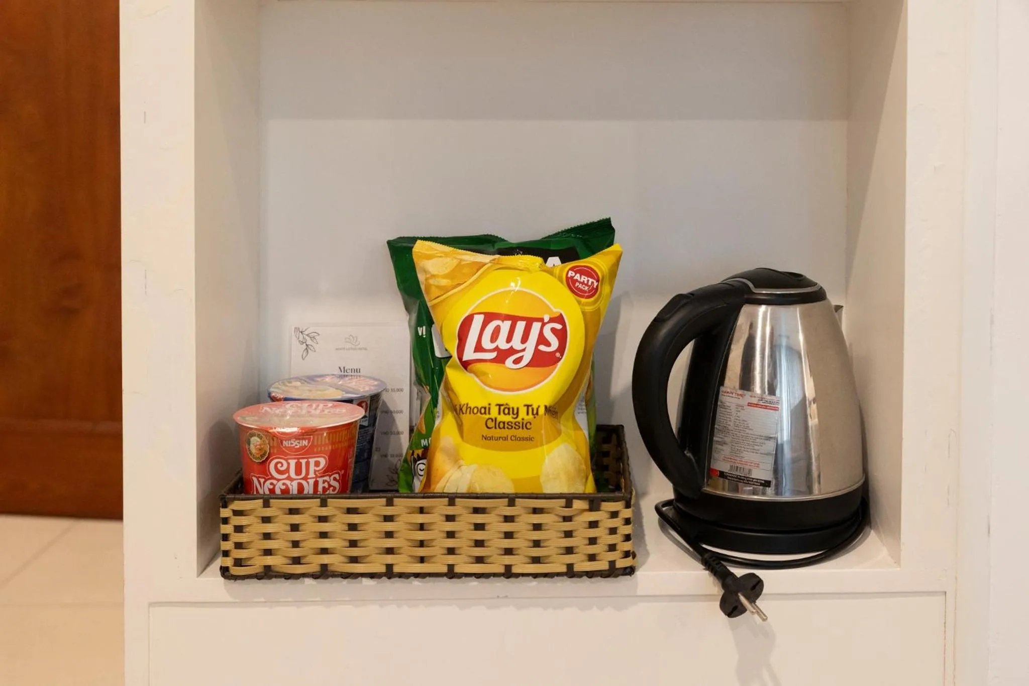 Food and drinks in White Lotus Hotel Saigon