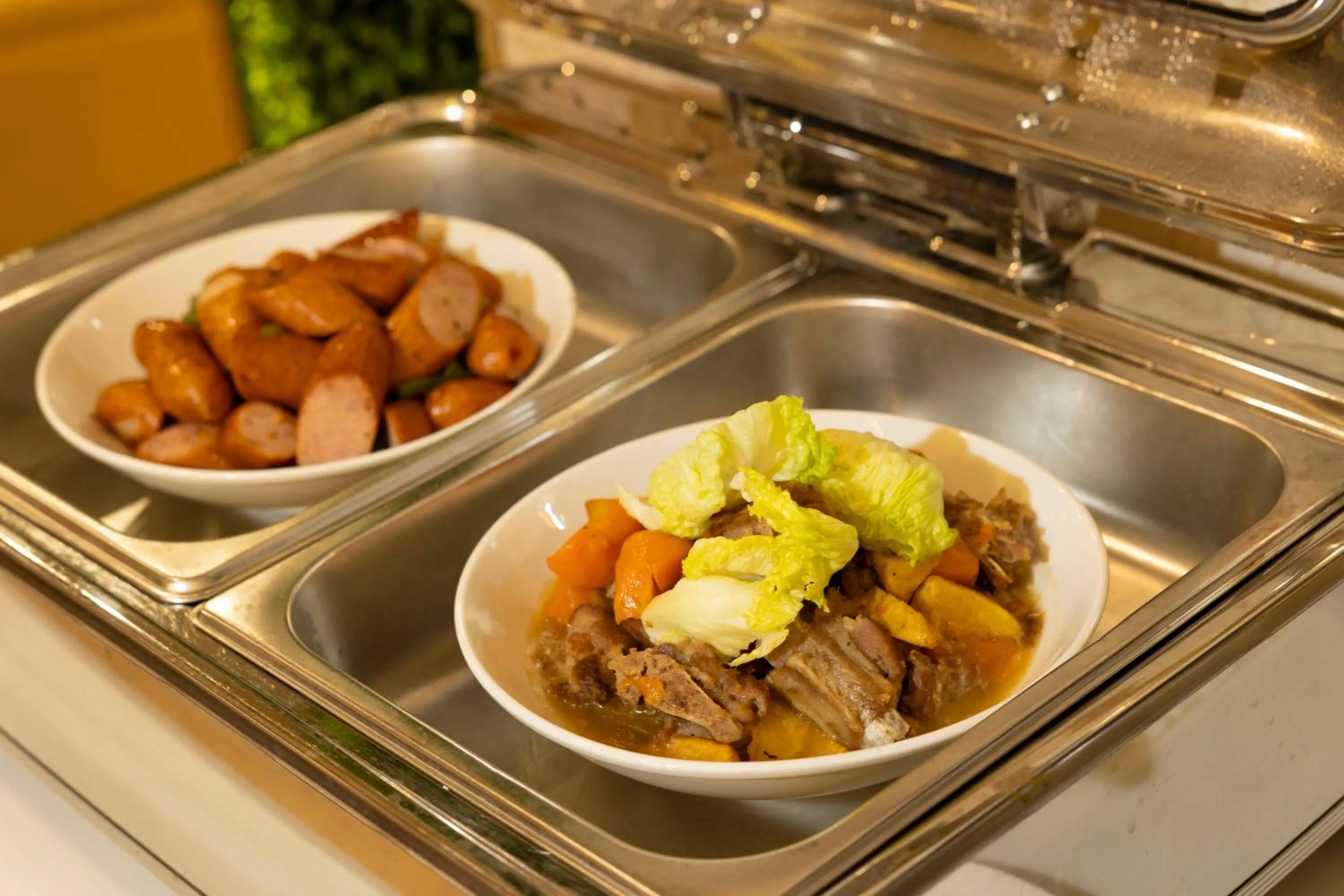 Buffet breakfast in White Lotus Hotel Saigon