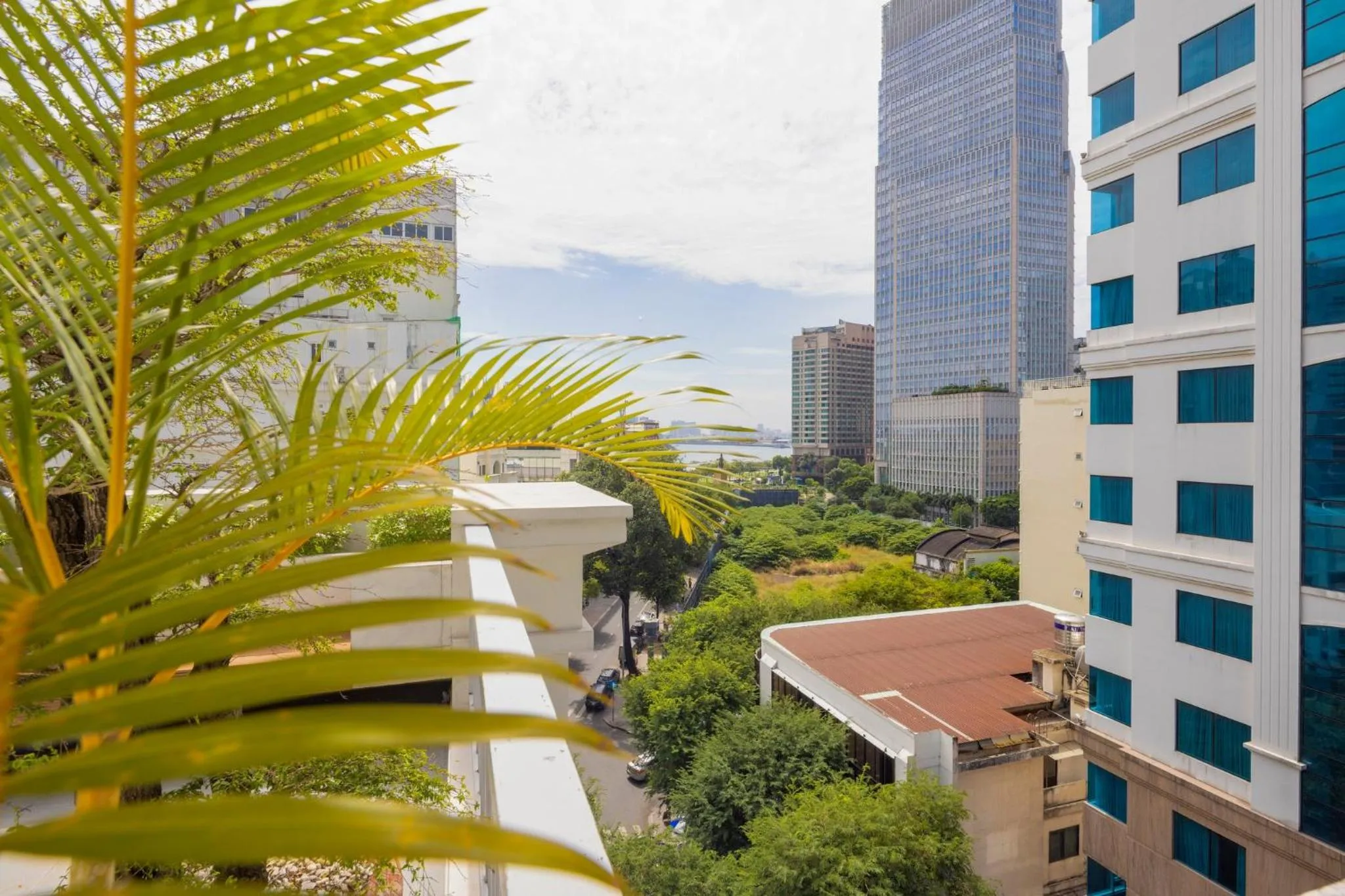 City view in White Lotus Hotel Saigon