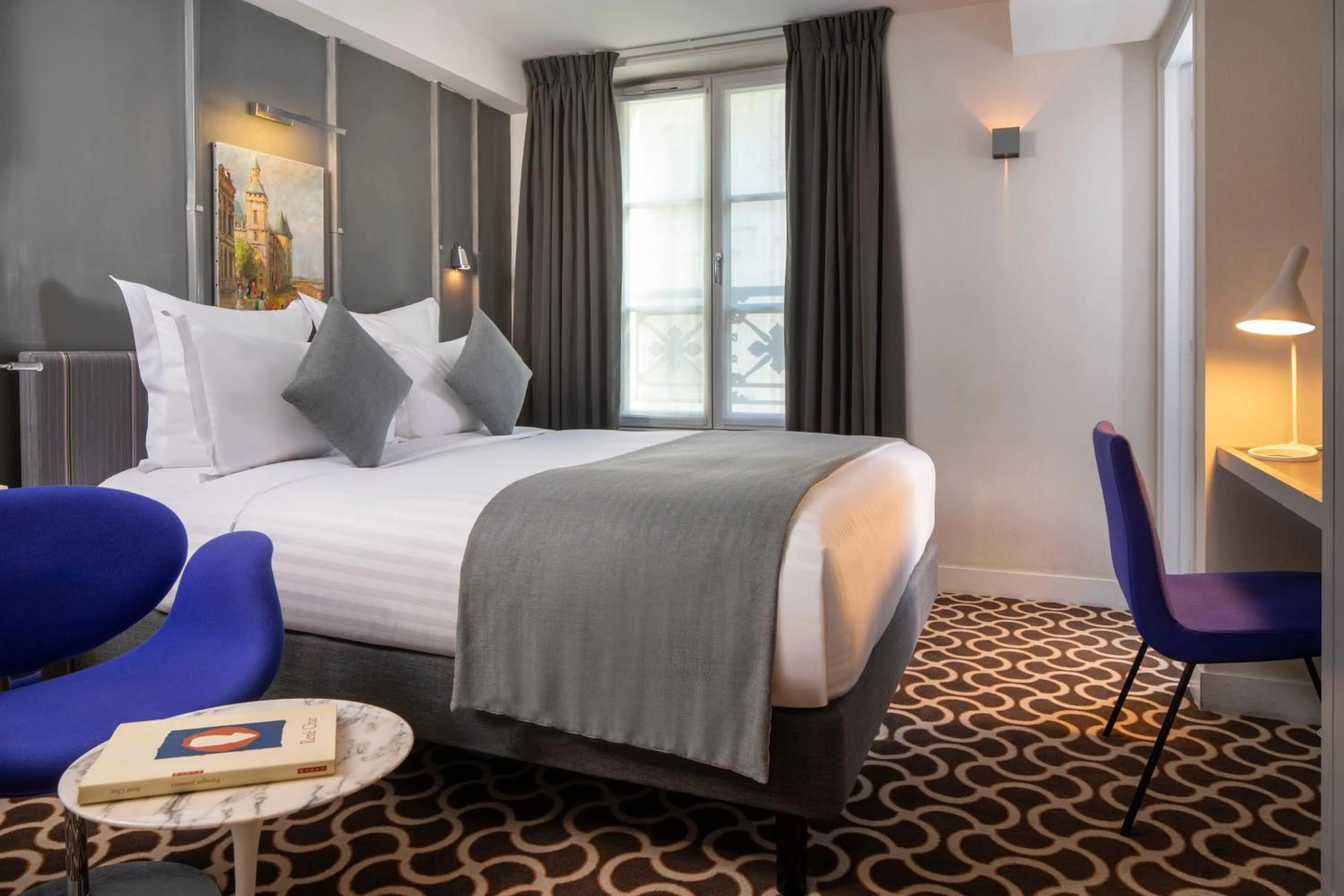 Bedroom, Bed in Hôtel Le Pradey