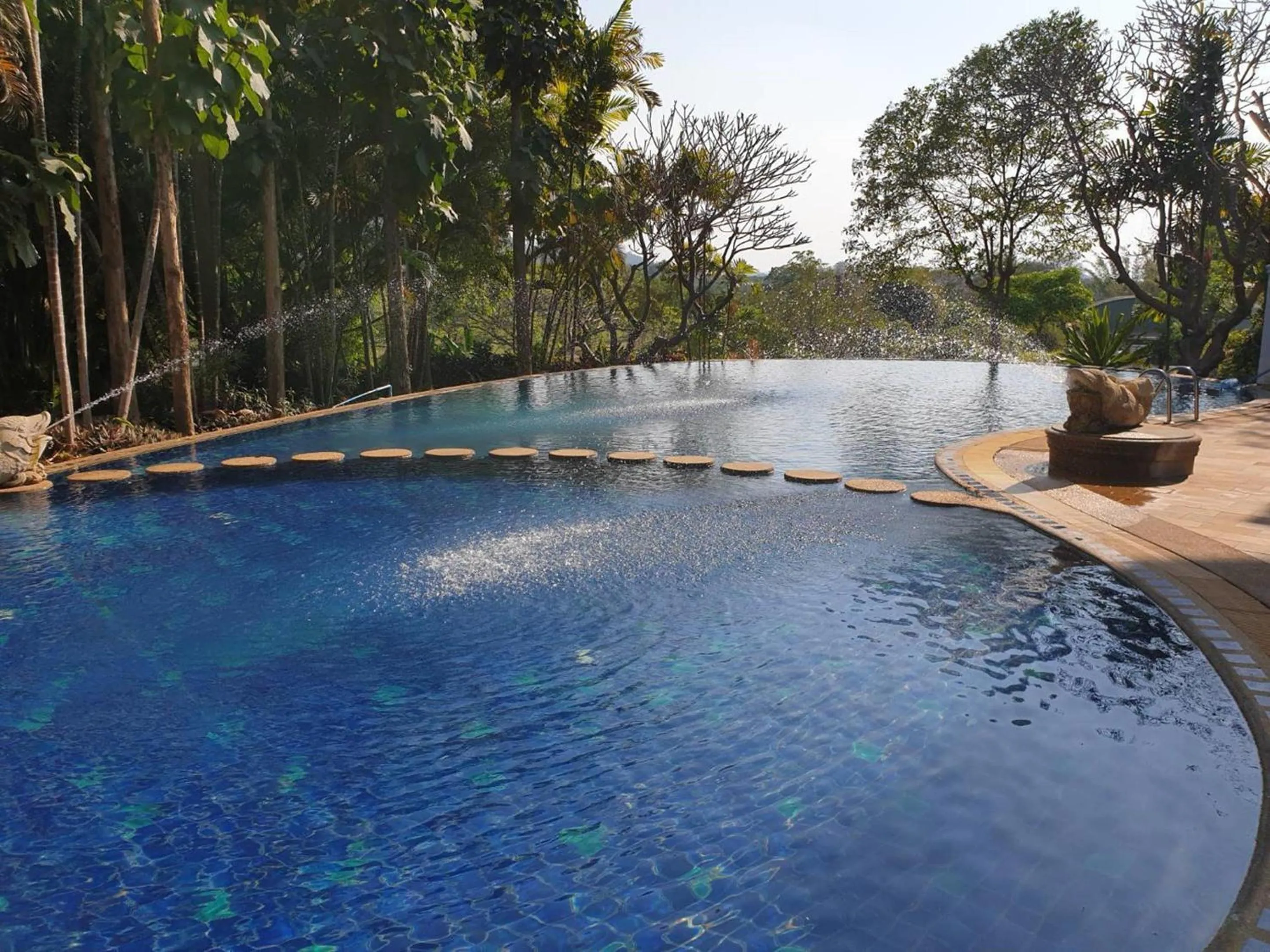 Pool view in Gassan Khuntan Golf & Resort