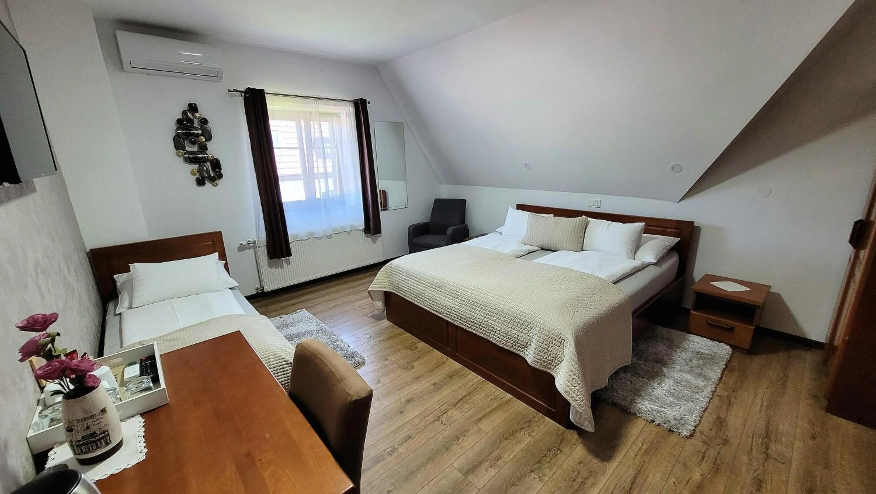 Bed in B&B Plitvice Lakes Villa Prica