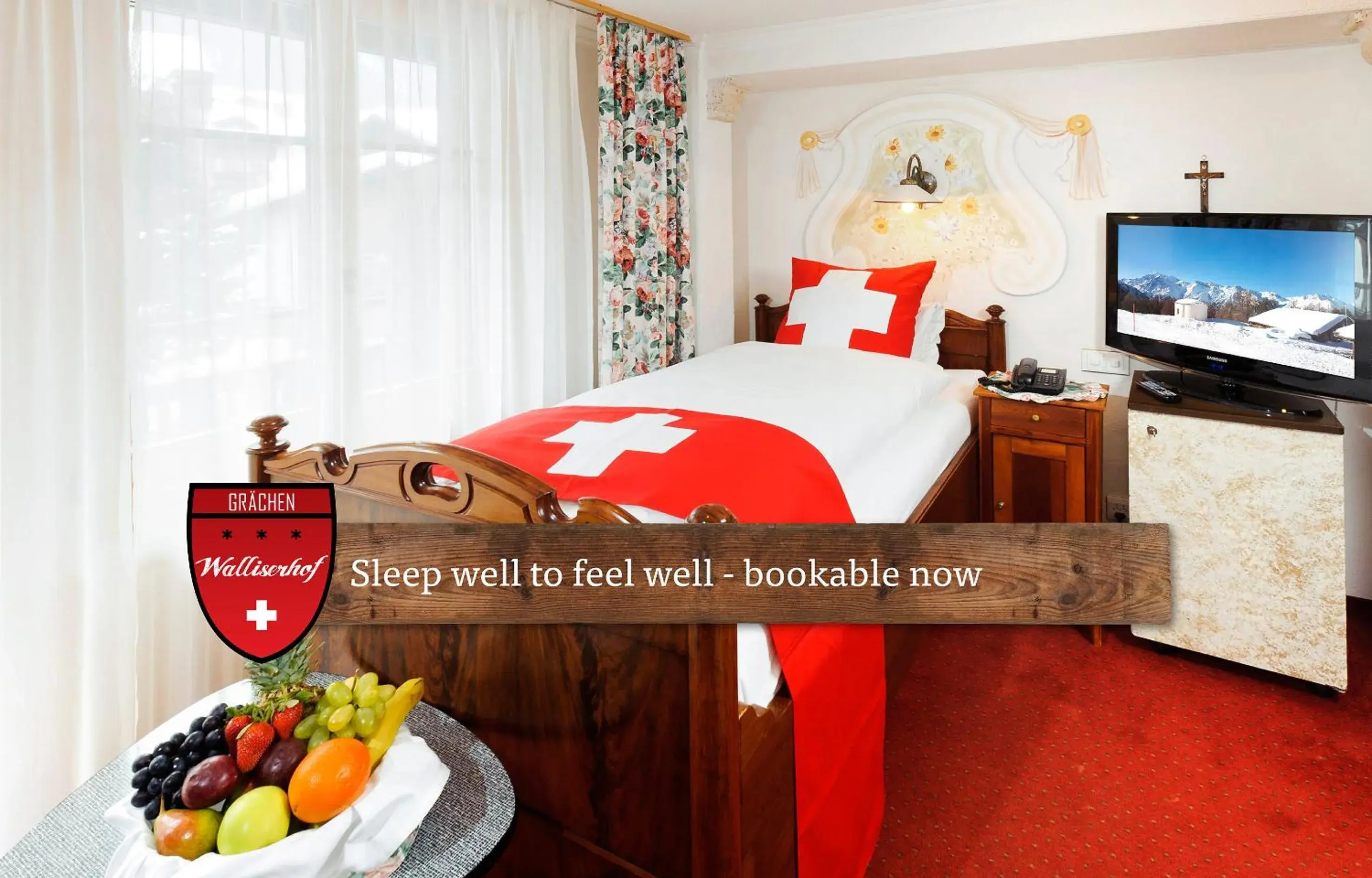 Classic Single Room in Hotel Walliserhof - The Dom Collection Classic Single Room in Hotel Walliserhof - The Dom Collection