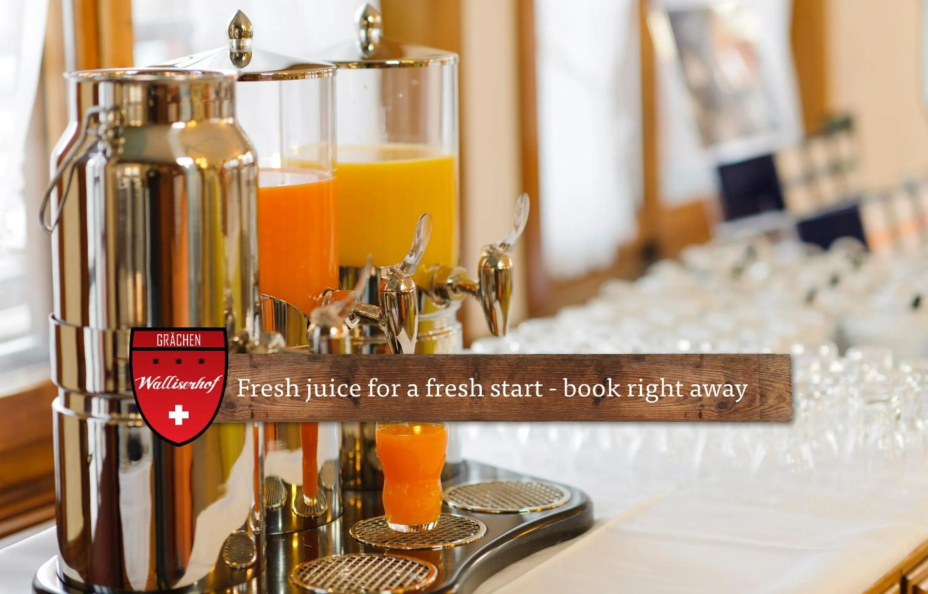 Non alcoholic drinks in Hotel Walliserhof - The Dom Collection