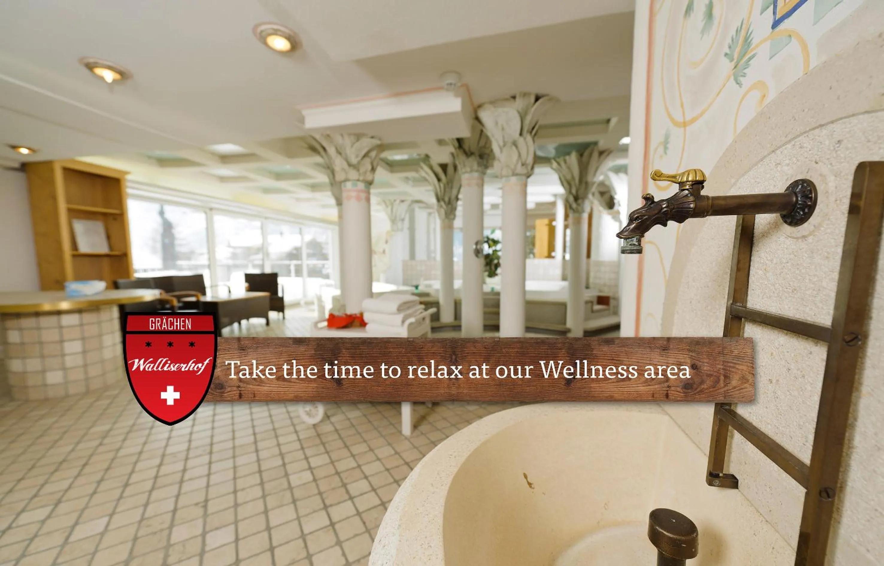 Hot Tub in Hotel Walliserhof - The Dom Collection