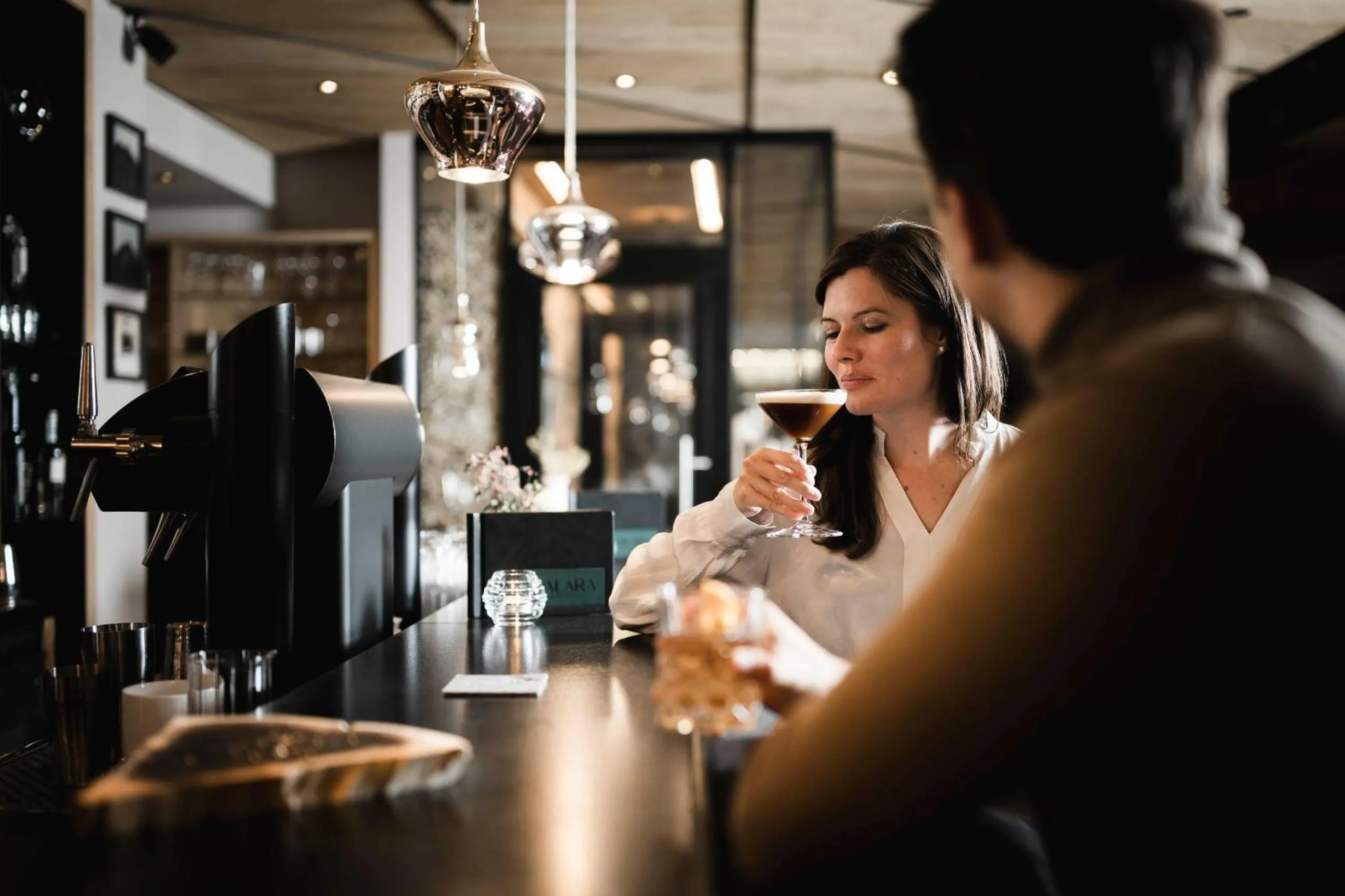 Lounge or bar in VALARA Alpine Art Hotel