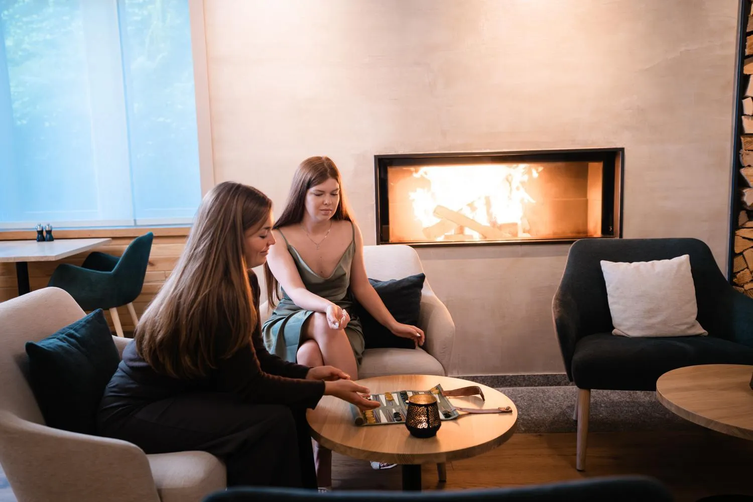 Lounge or bar in Solbadhotel Sigriswil