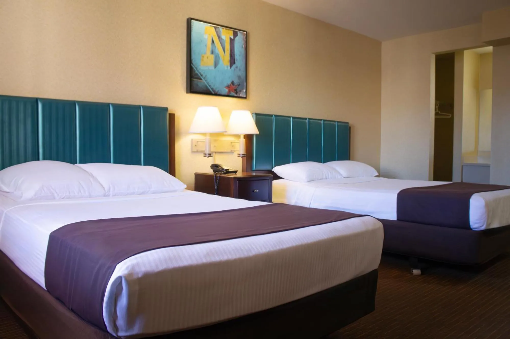 Bed in Arizona Charlie's Boulder