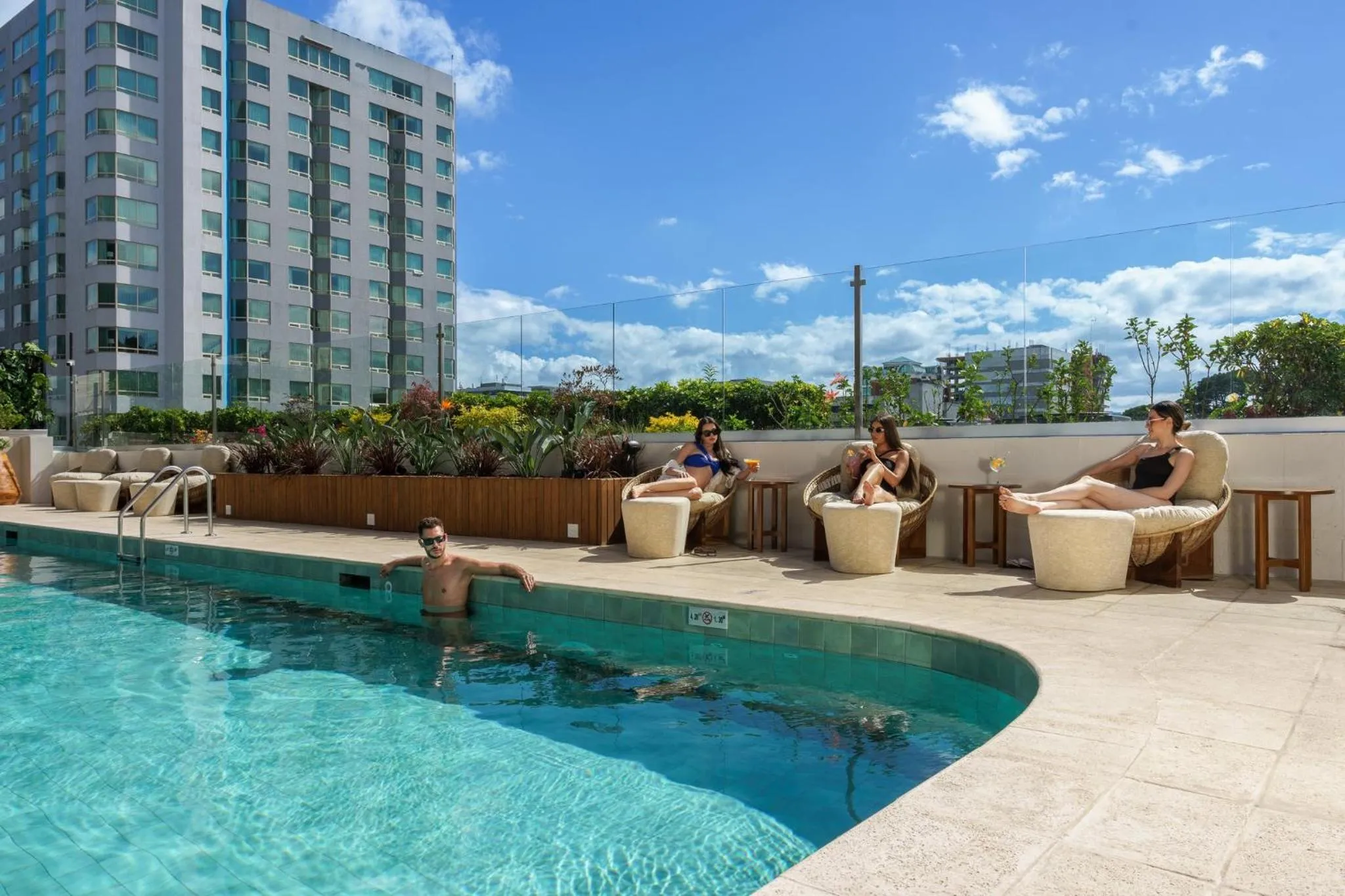 Swimming pool in Intercontinental Real Guatemala by IHG