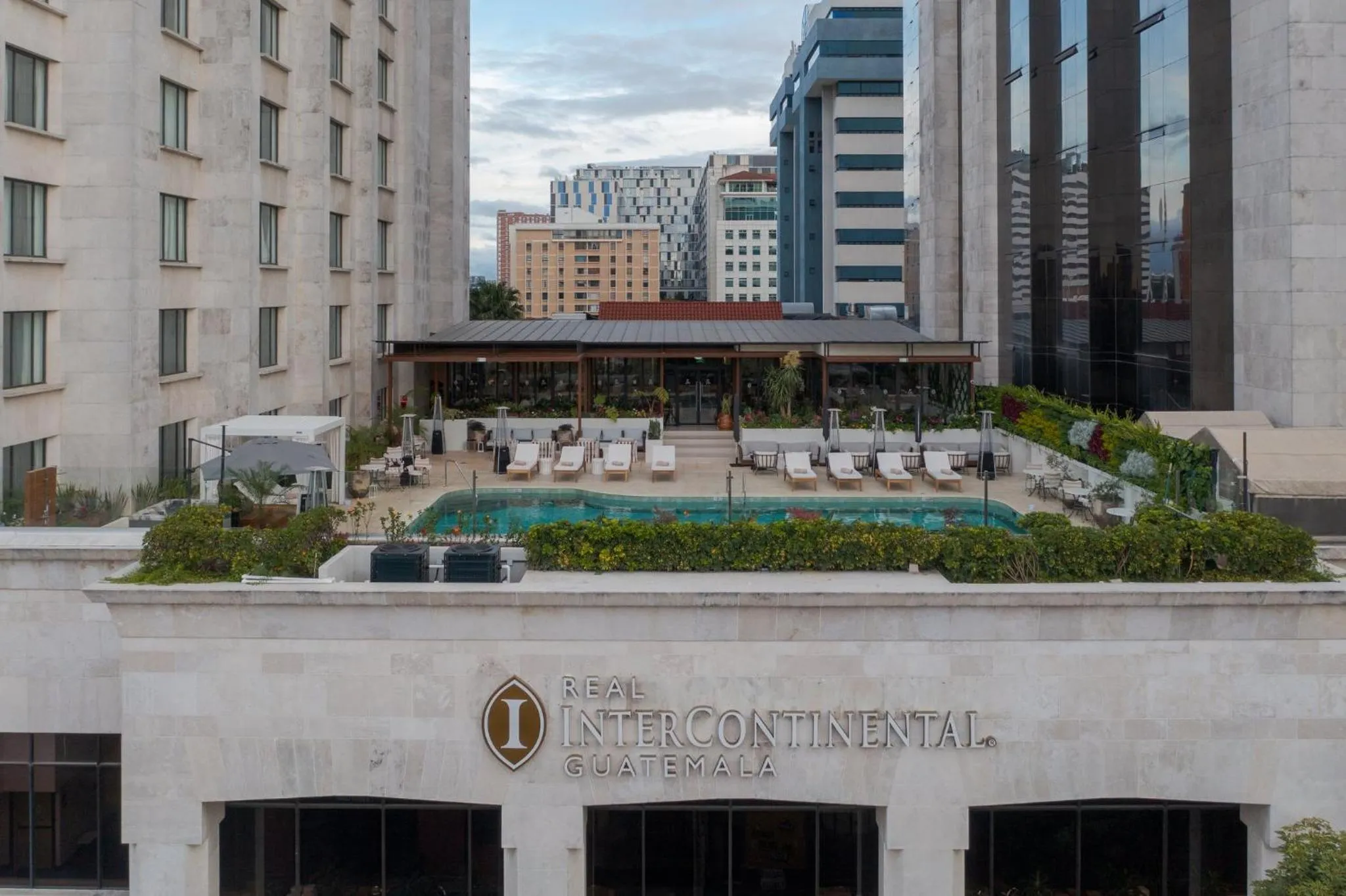 Swimming pool in Intercontinental Real Guatemala by IHG