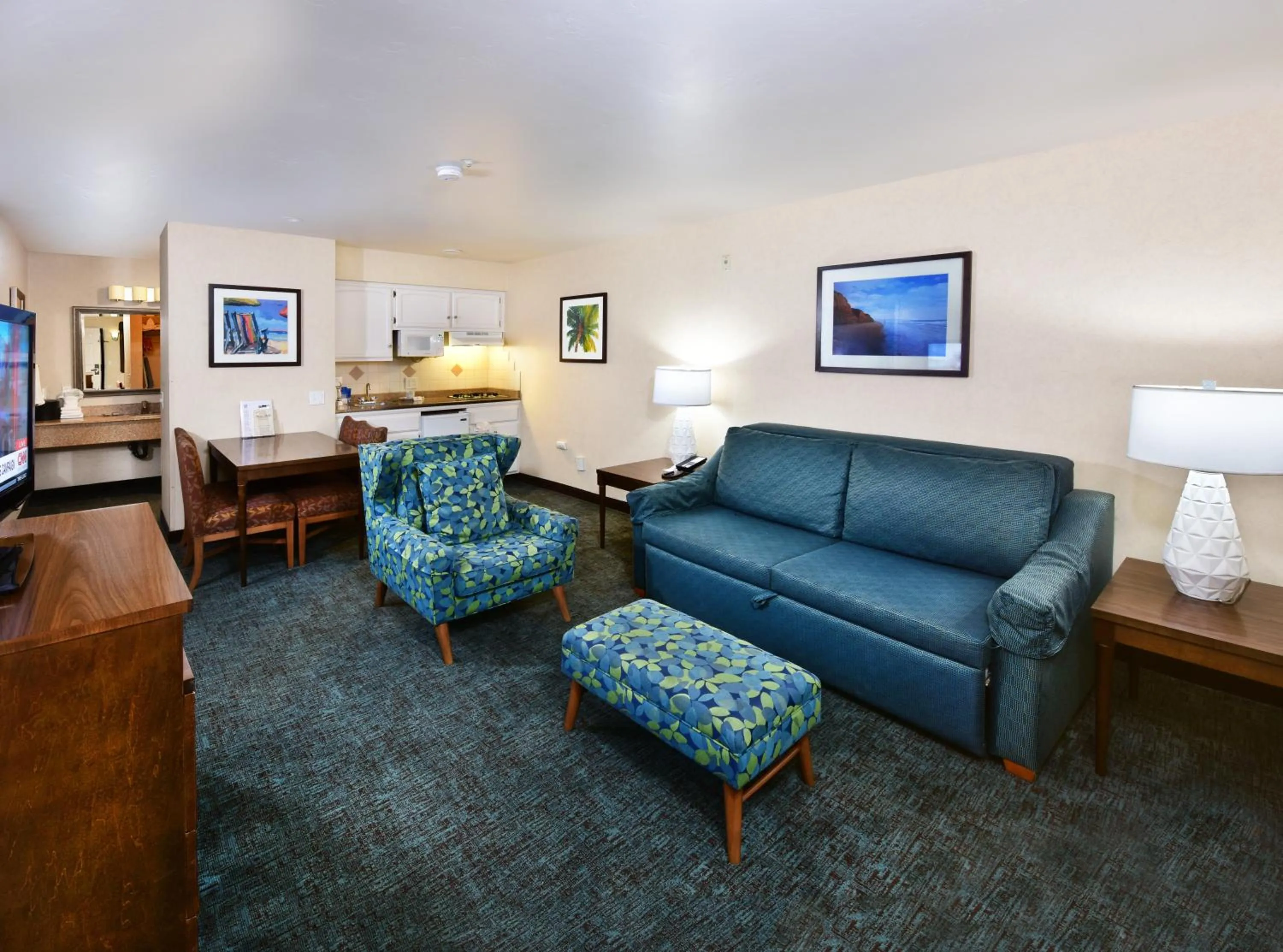 Seating area in Old Town Inn